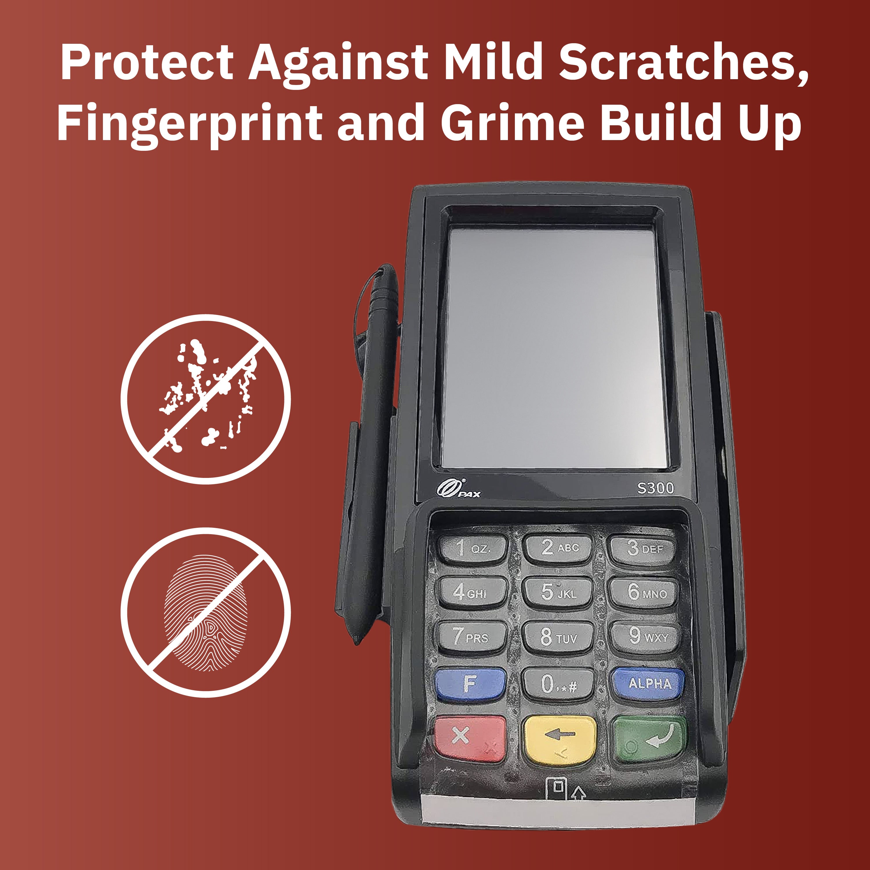 PAX S300 Terminal Keypad Protective Cover - DCCSUPPLY.COM