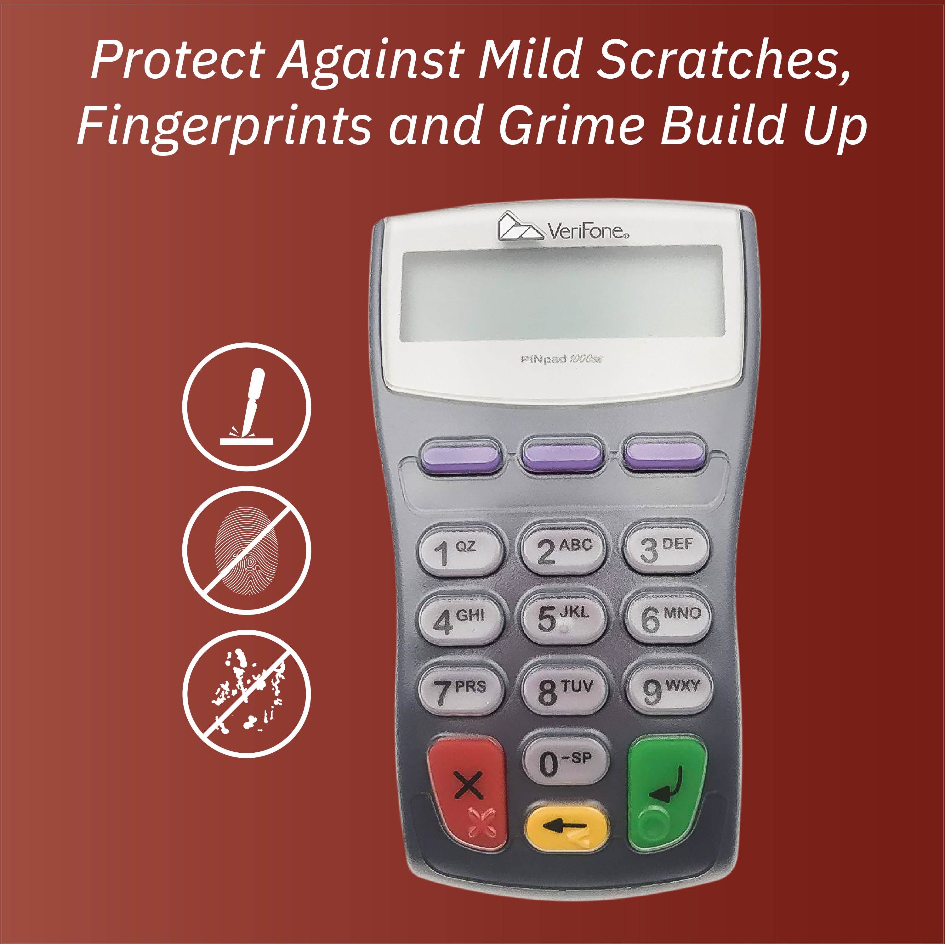 Verifone 1000SE Keypad Protective Cover - DCCSUPPLY.COM