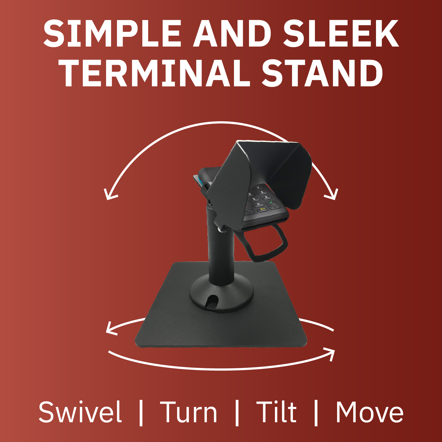 Miura M010 Freestanding Swivel and Tilt Metal Stand - DCCSUPPLY.COM