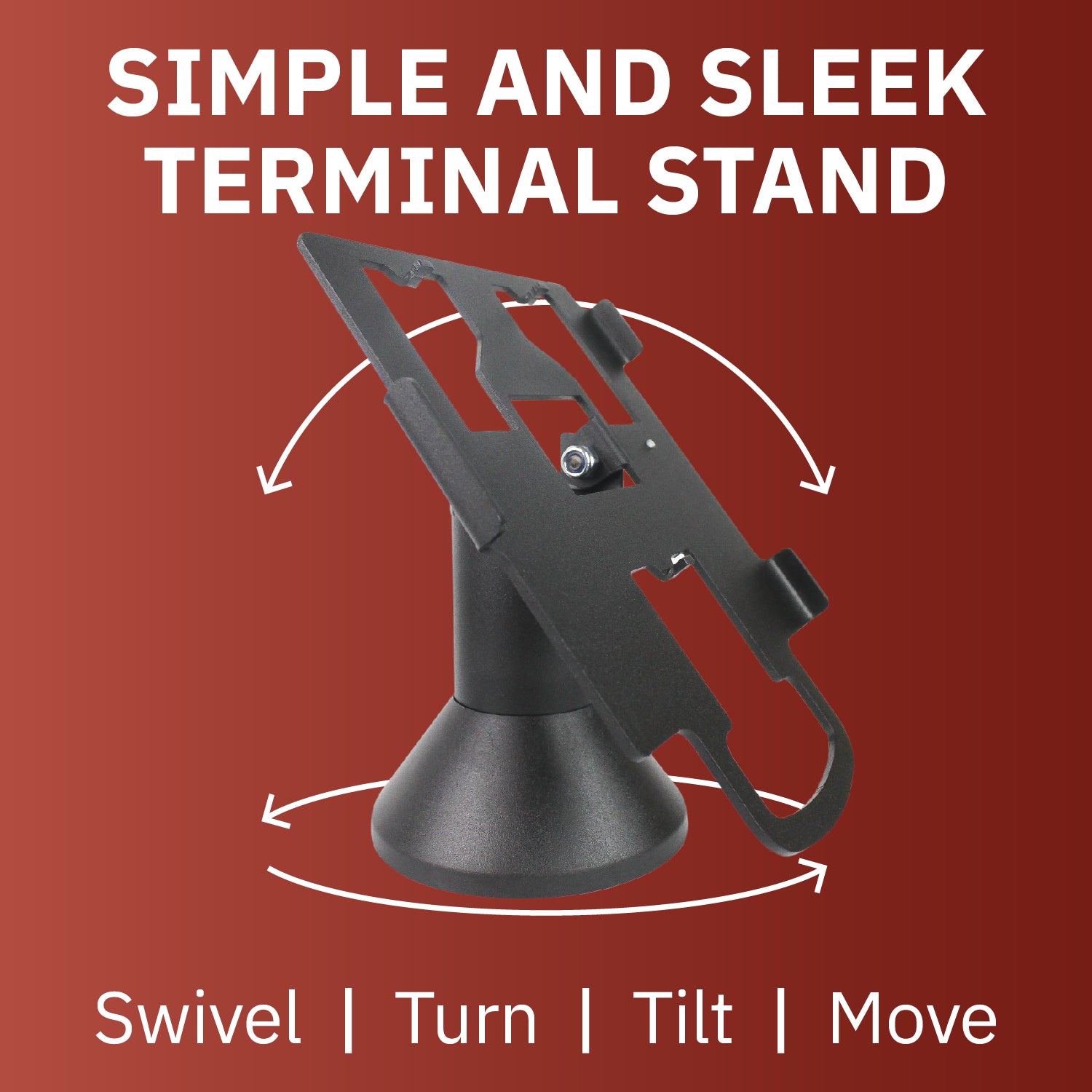 PAX Px7 Low Profile Swivel and Tilt Metal Stand - DCCSUPPLY.COM