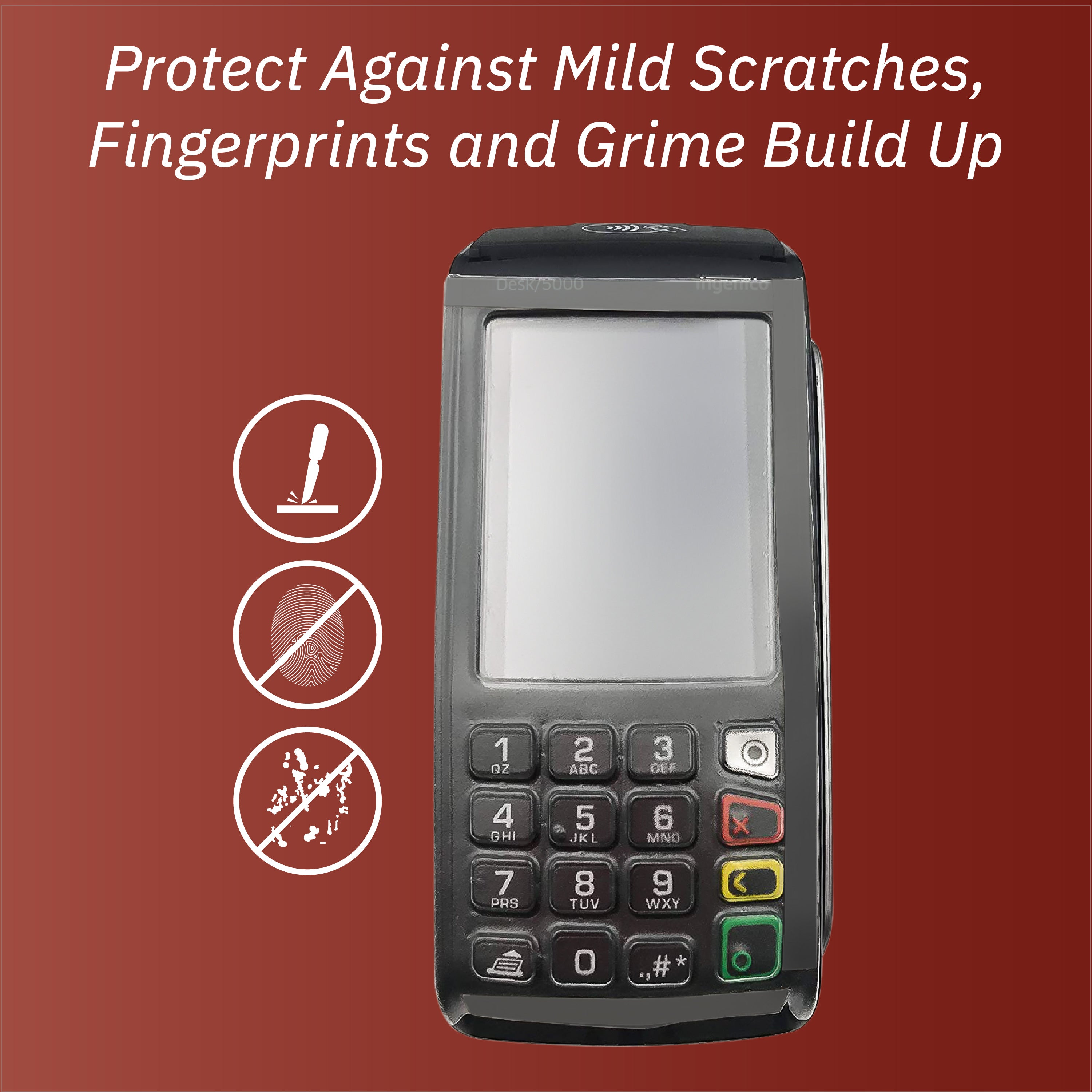 Ingenico Desk/5000 Full Device Protective Cover - DCCSUPPLY.COM