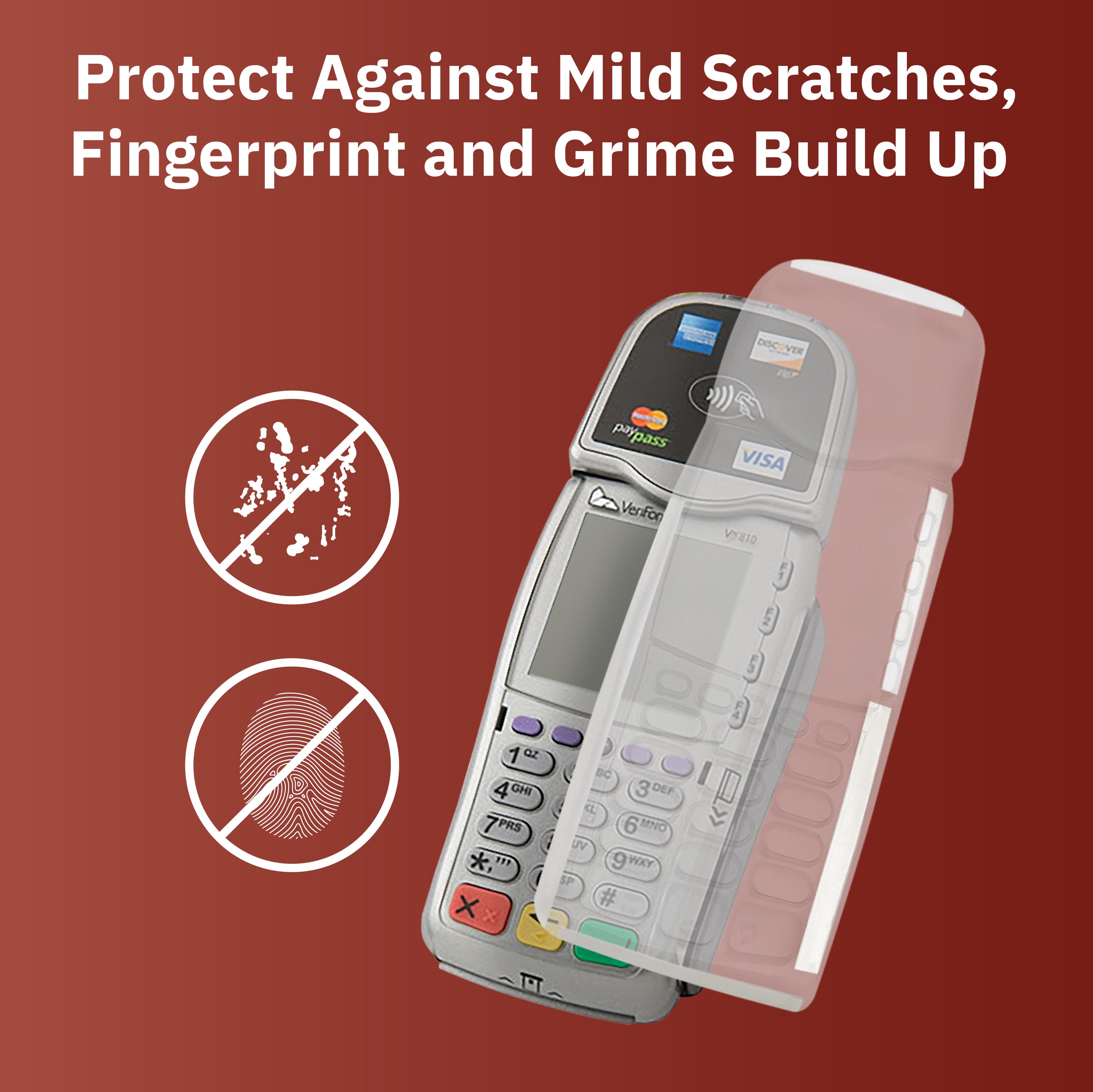 Verifone Vx810 w/NFC Full Device Protective Cover - DCCSUPPLY.COM