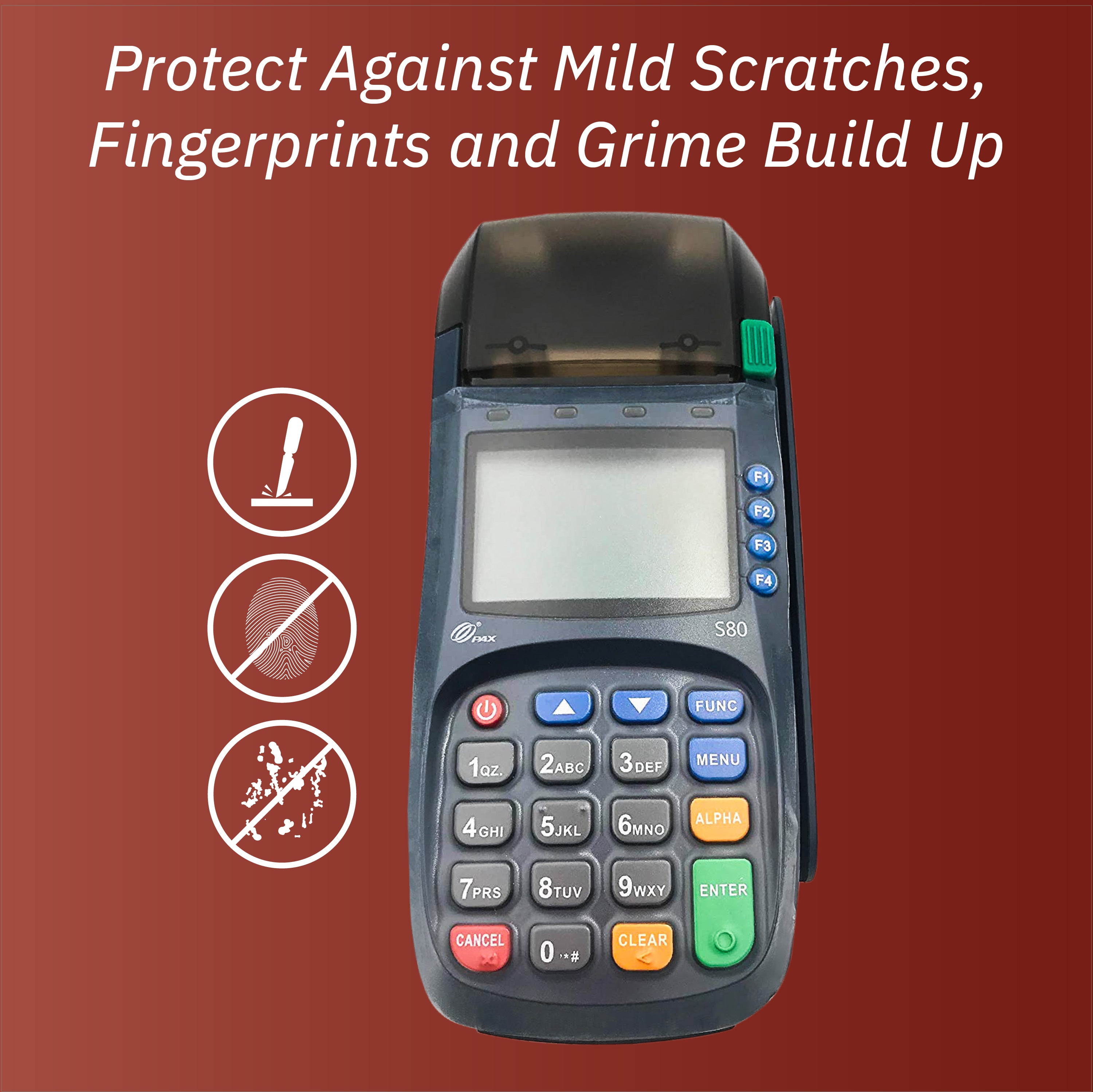 PAX S80 Terminal Full Device Protective Cover - DCCSUPPLY.COM