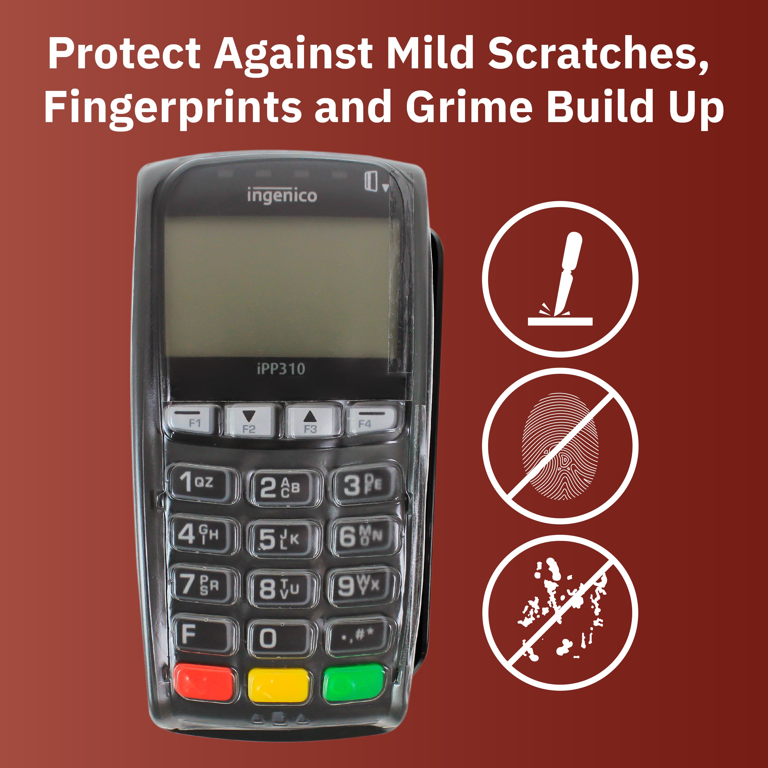 Ingenico IPP310/IPP315/IPP320/IPP350 Protective Cover - DCCSUPPLY.COM