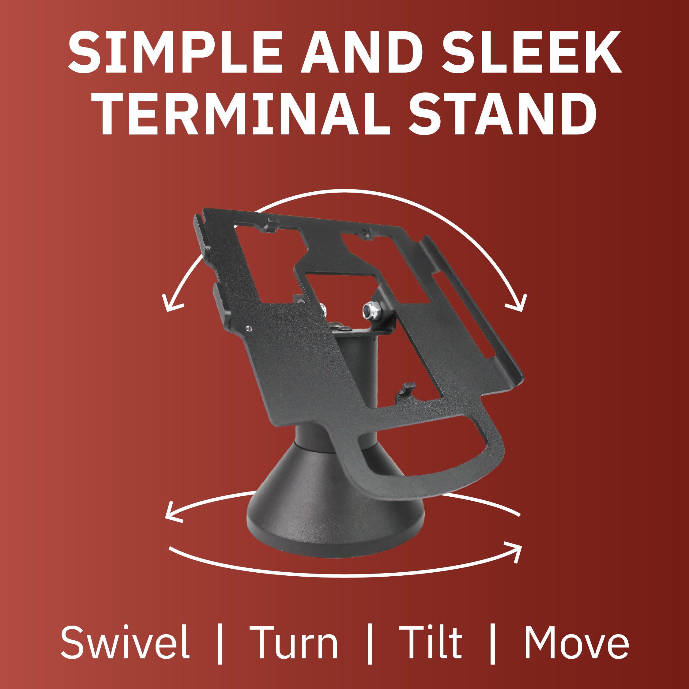 PAX Px5 Low Profile Swivel and Tilt Metal Stand - DCCSUPPLY.COM