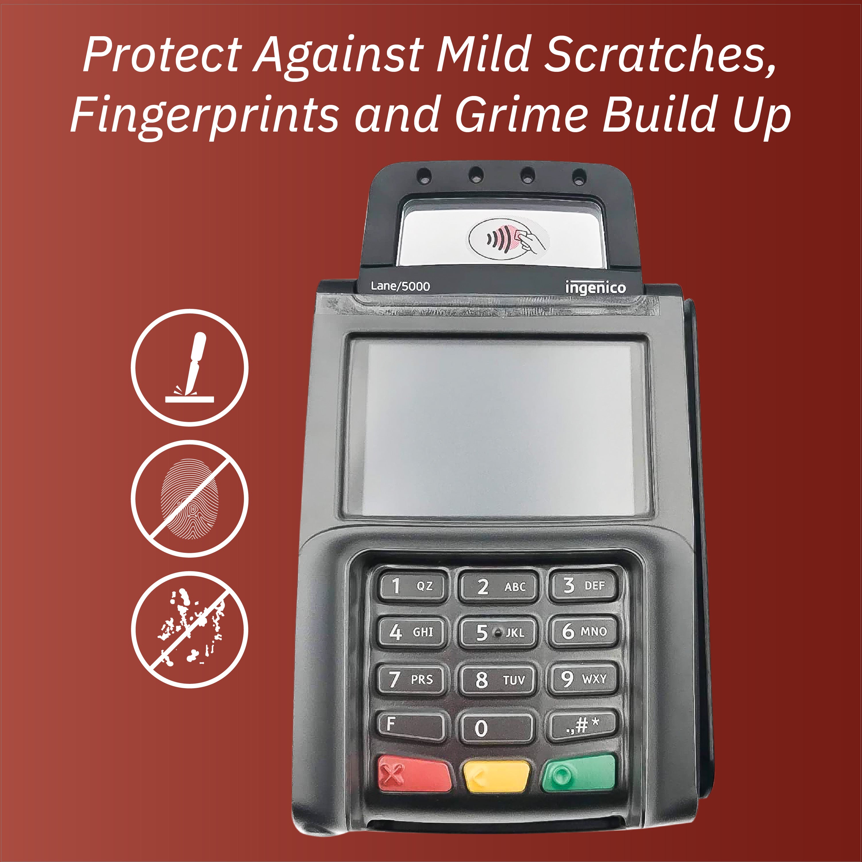 Ingenico Lane/5000 Protective Cover - DCCSUPPLY.COM