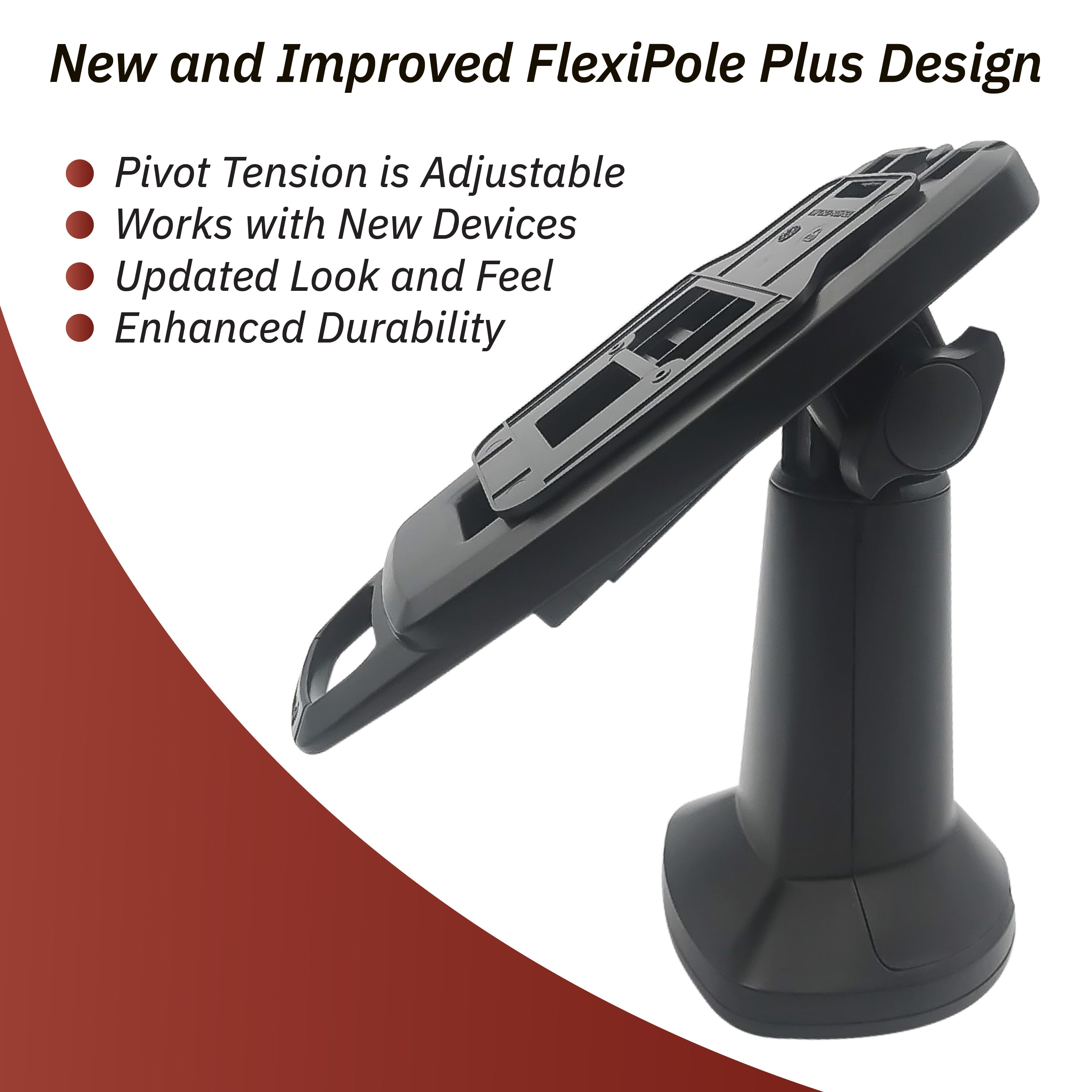 Verifone Vx805 7" Pole Mount Terminal Stand - DCCSUPPLY.COM