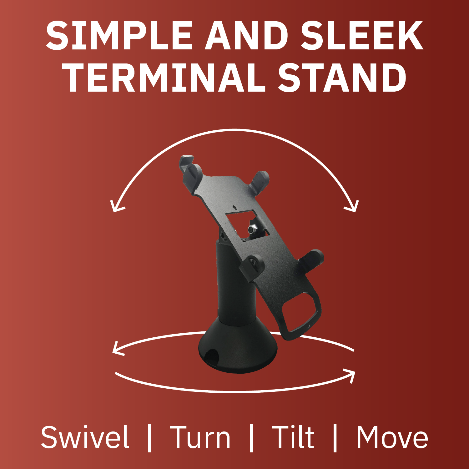 Ingenico IPP 310/315/320/350 Swivel and Tilt Metal Stand - DCCSUPPLY.COM