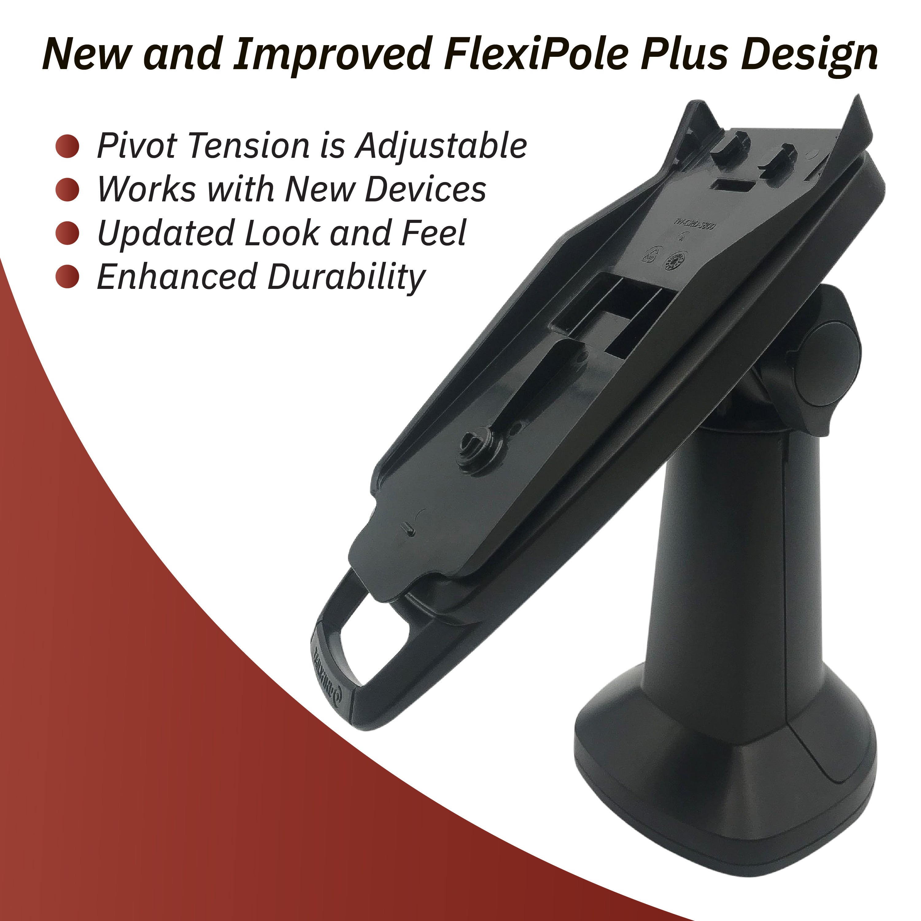 PAX S800 7" Pole Mount Terminal Stand - DCCSUPPLY.COM