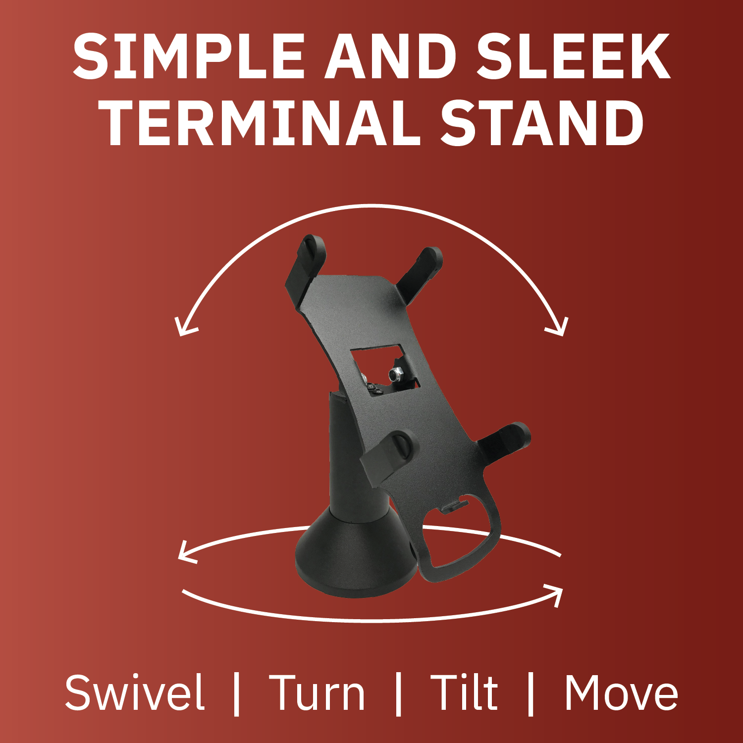 Pax S80 Swivel Terminal Stand - DCCSUPPLY.COM