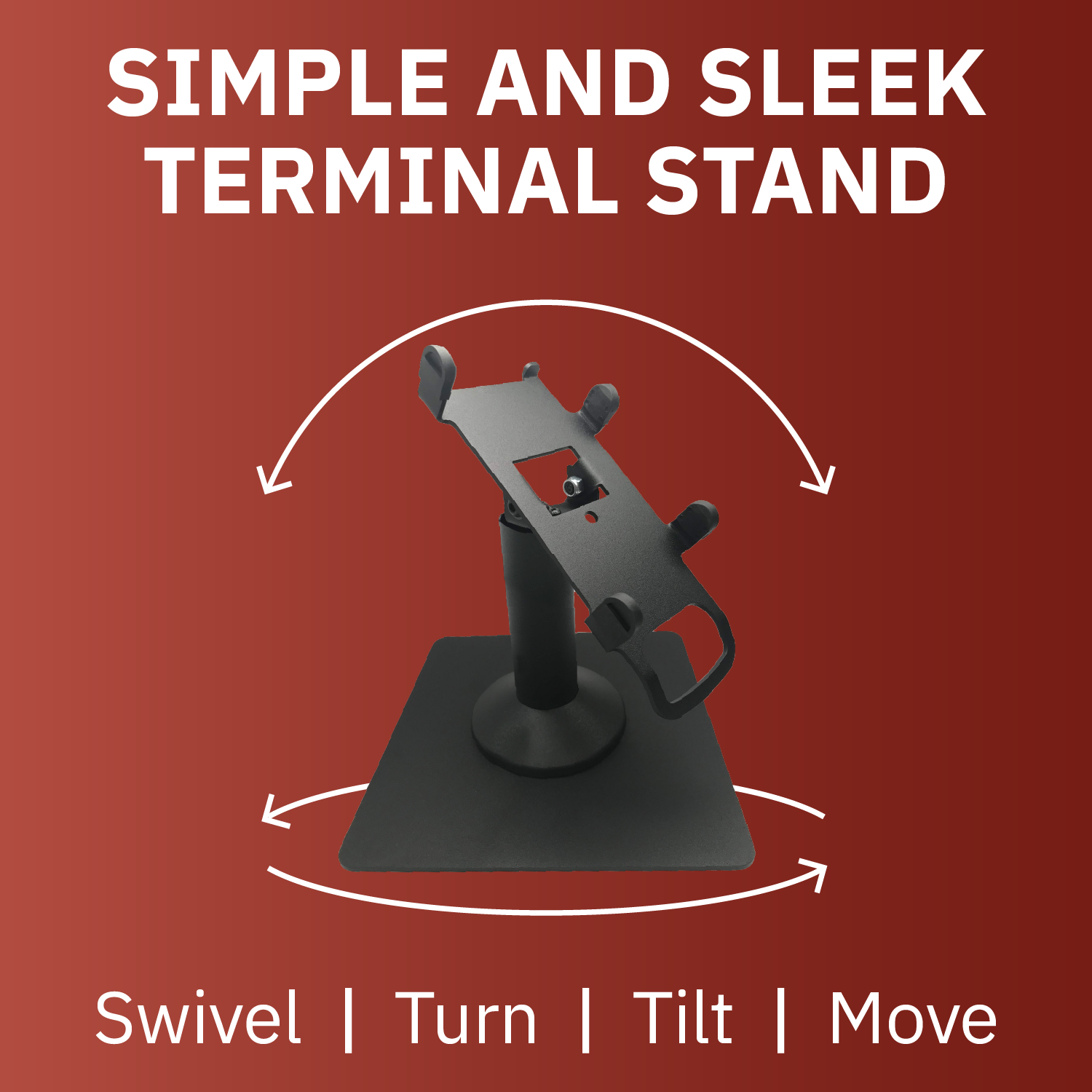 PAX S300/SP30 Freestanding Swivel and Tilt Metal Stand - DCCSUPPLY.COM
