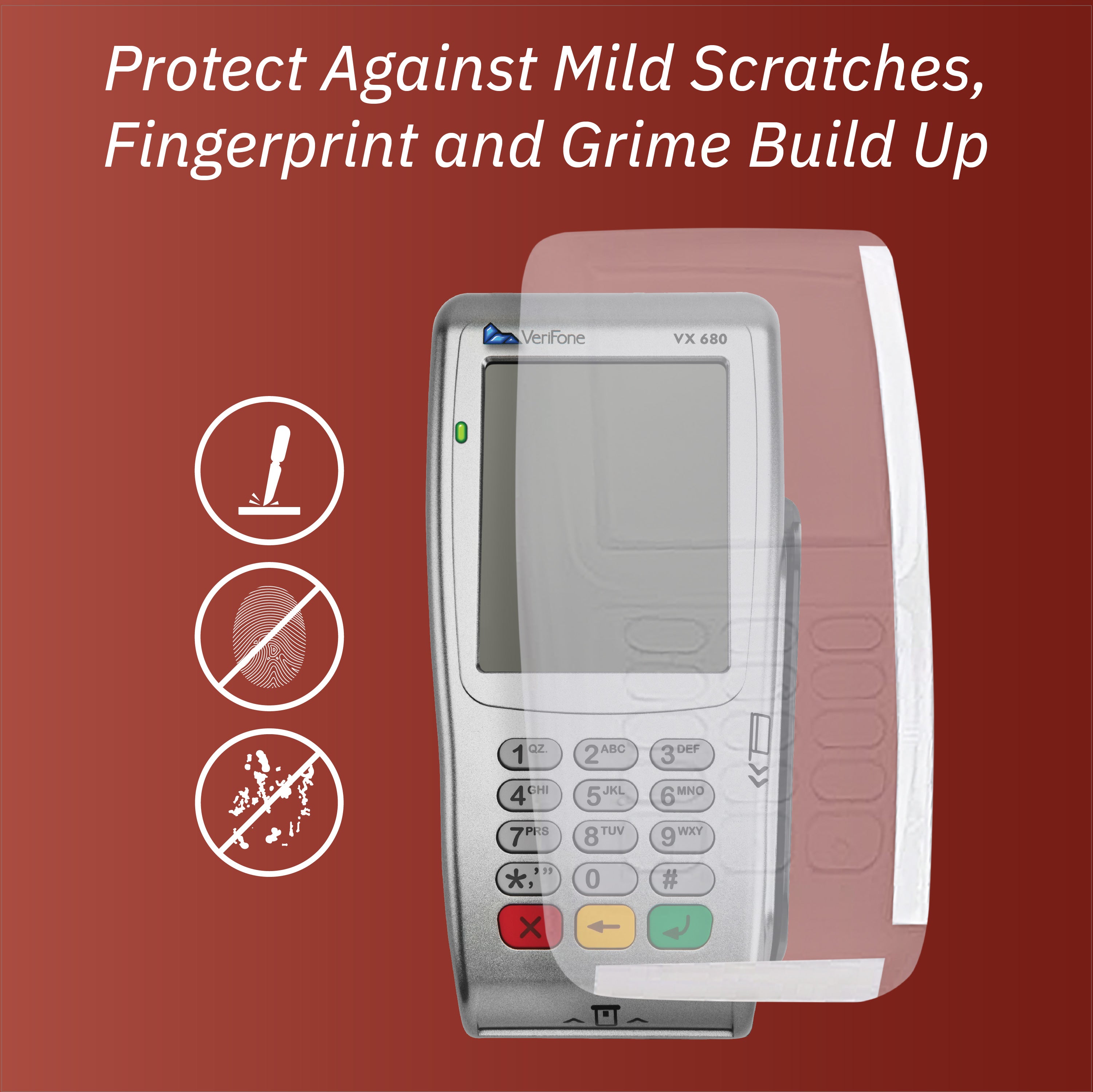 Verifone Vx680 Full Device Protective Cover - DCCSUPPLY.COM