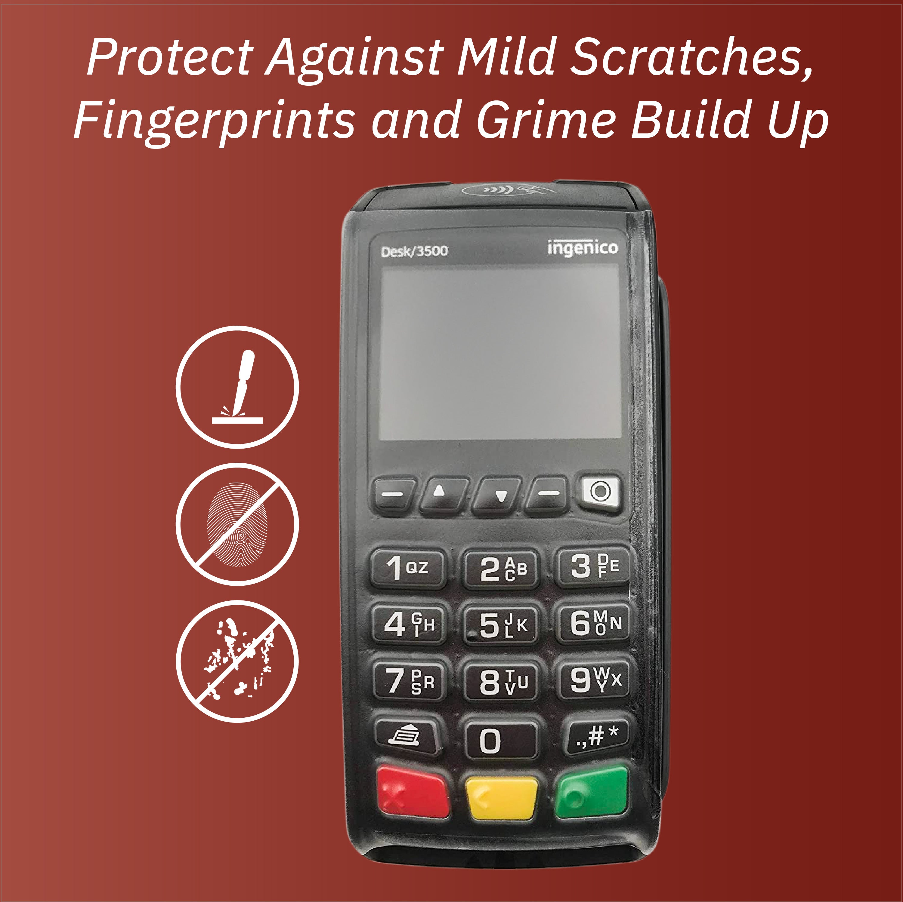 Ingenico Desk/3500 Full Device Protective Cover - DCCSUPPLY.COM