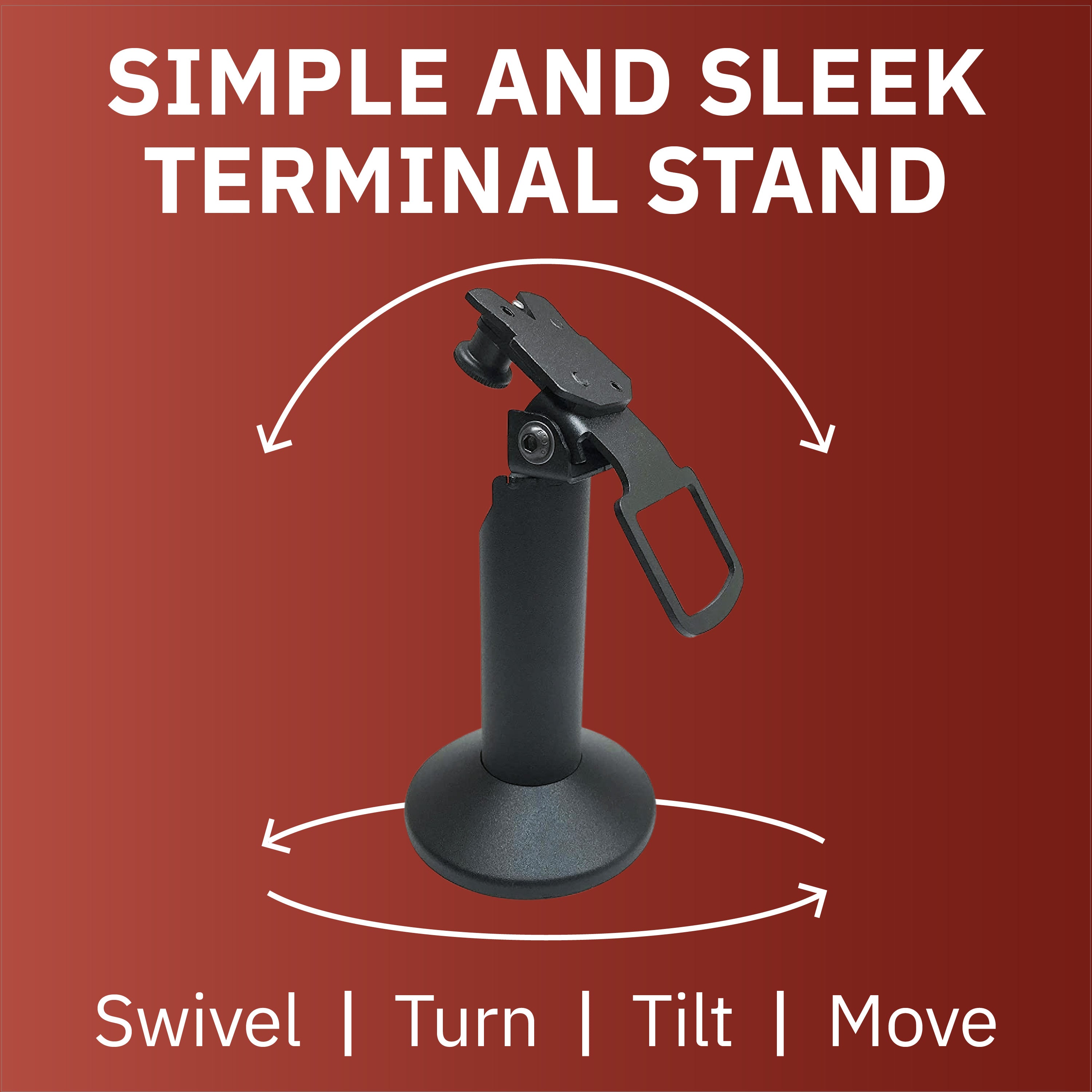 Ingenico Lane/5000 Swivel and Tilt Stand - DCCSUPPLY.COM
