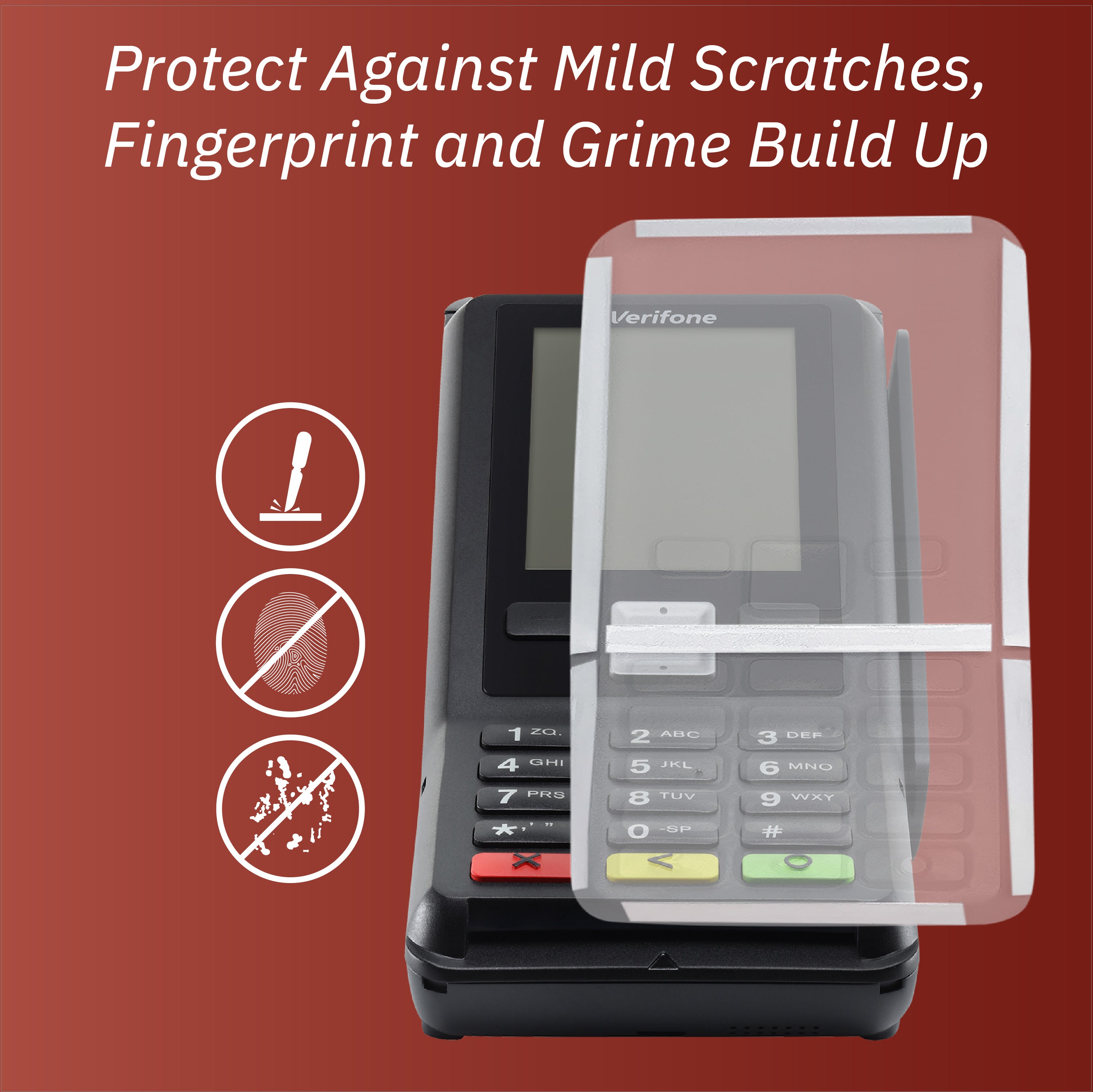 Verifone V200 Full Device Protective Cover - DCCSUPPLY.COM
