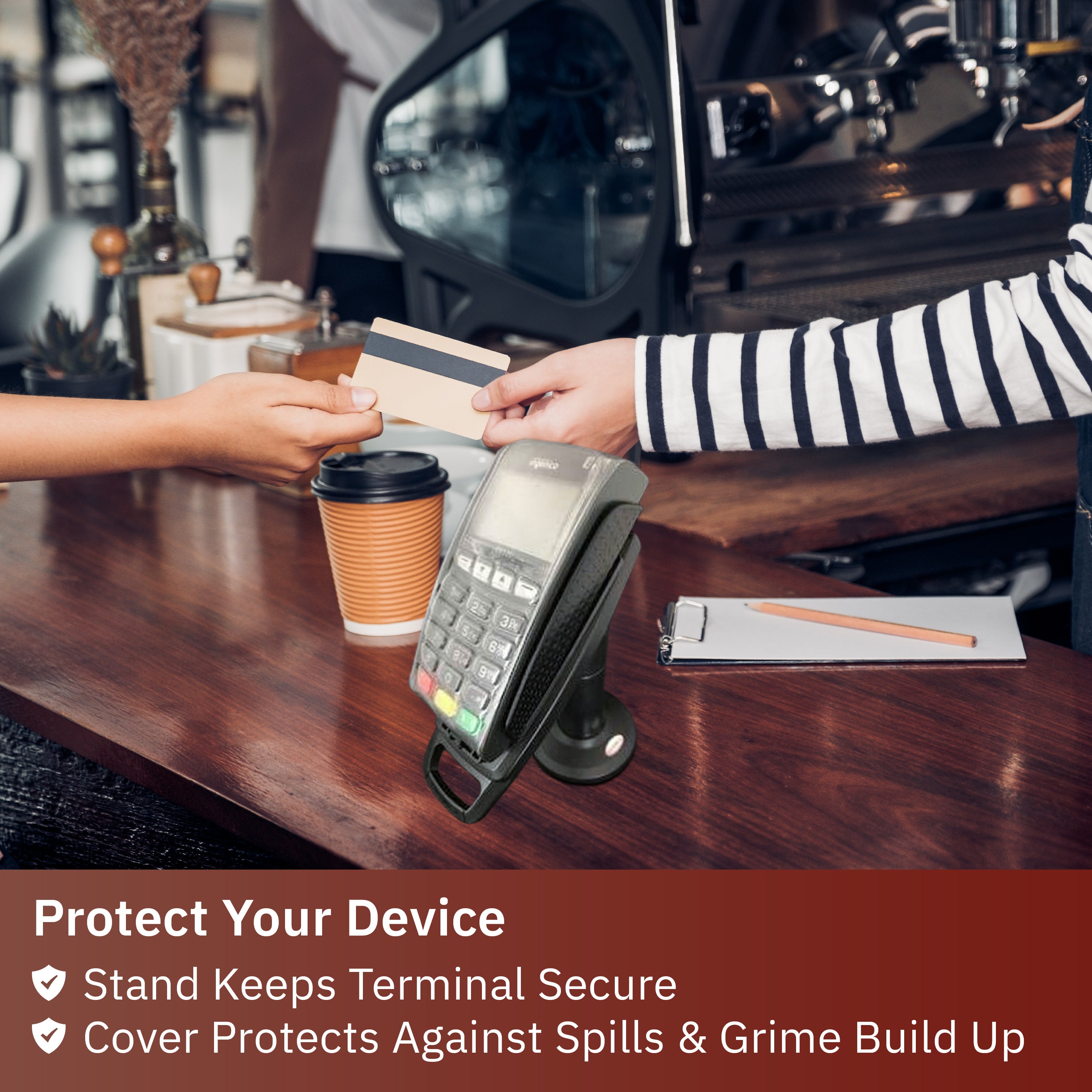 IPP 310/320/350 7" Locking Stand w/Full Device Protective Cover - DCCSUPPLY.COM