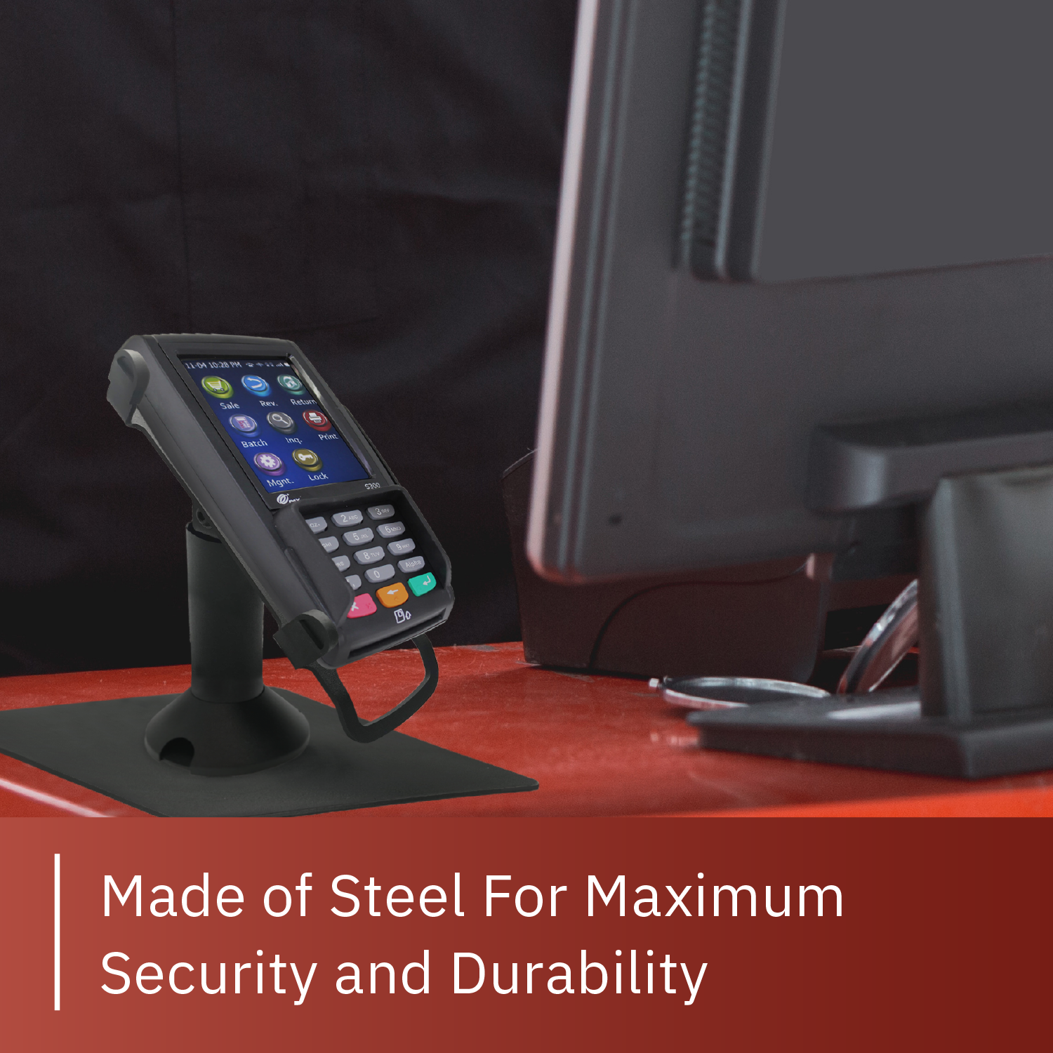 PAX S300/SP30 Freestanding Swivel and Tilt Metal Stand - DCCSUPPLY.COM