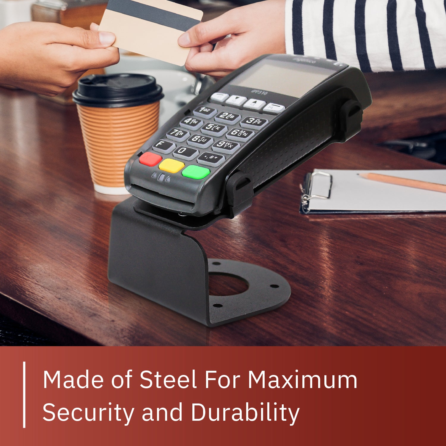 Ingenico IPP 310/315/320/350 Fixed Metal Stand - DCCSUPPLY.COM