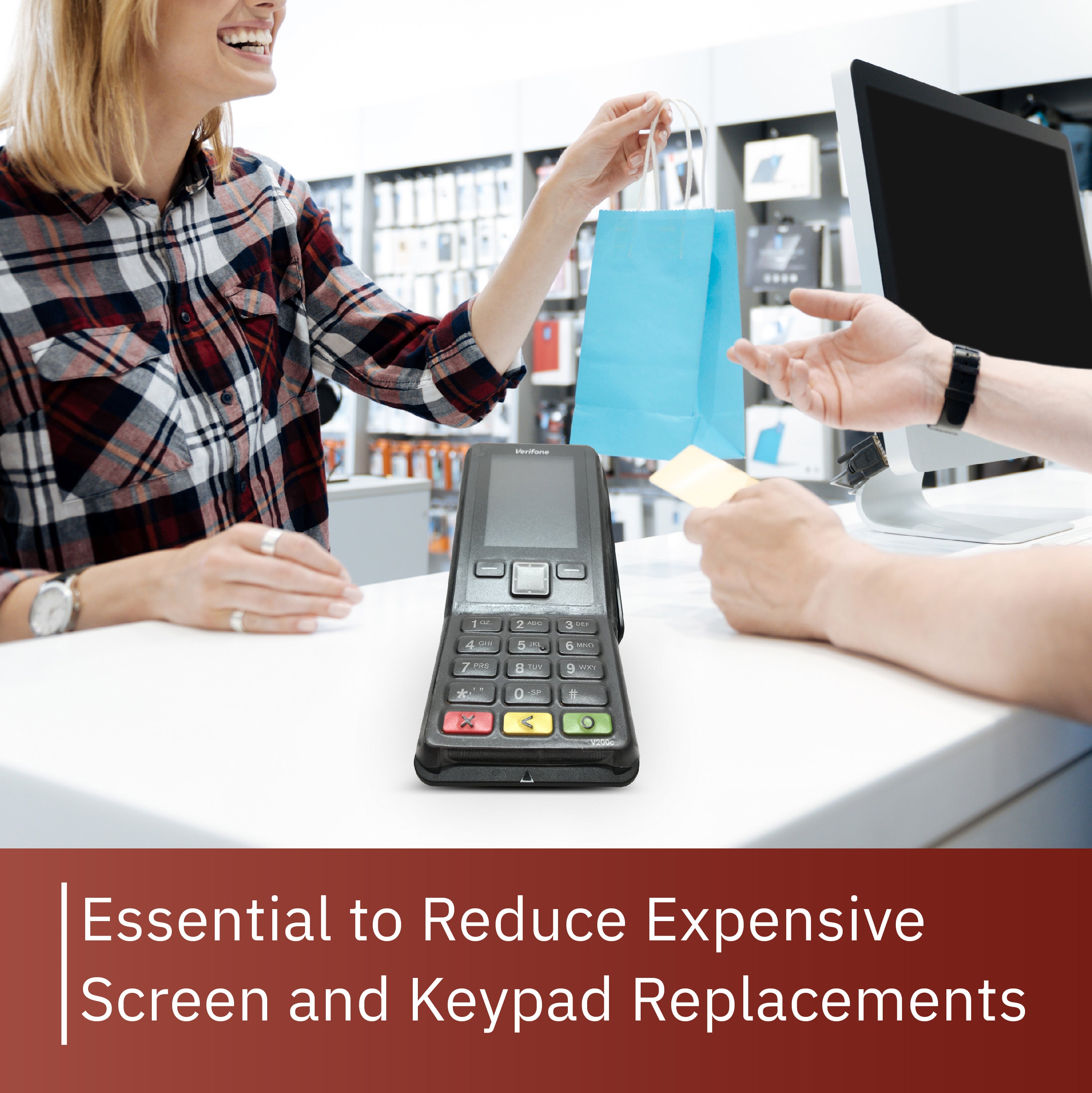 Verifone V200 Full Device Protective Cover - DCCSUPPLY.COM