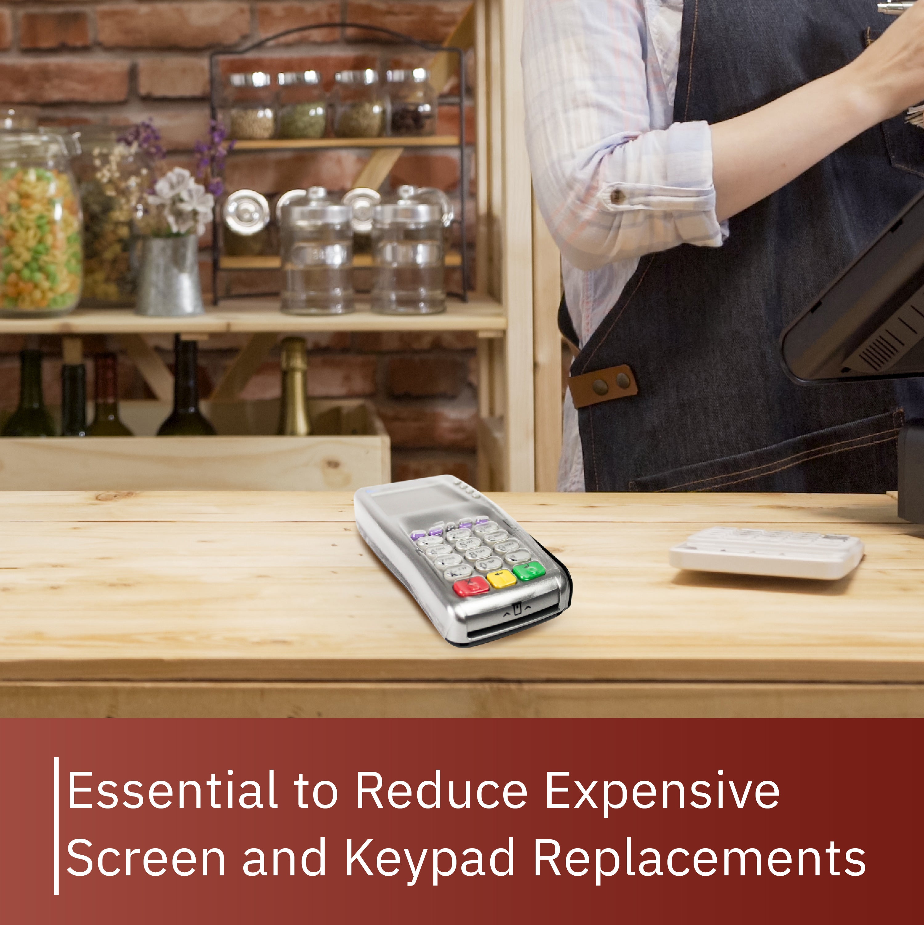 Verifone Vx805 Full Device Protective Spill Cover - DCCSUPPLY.COM