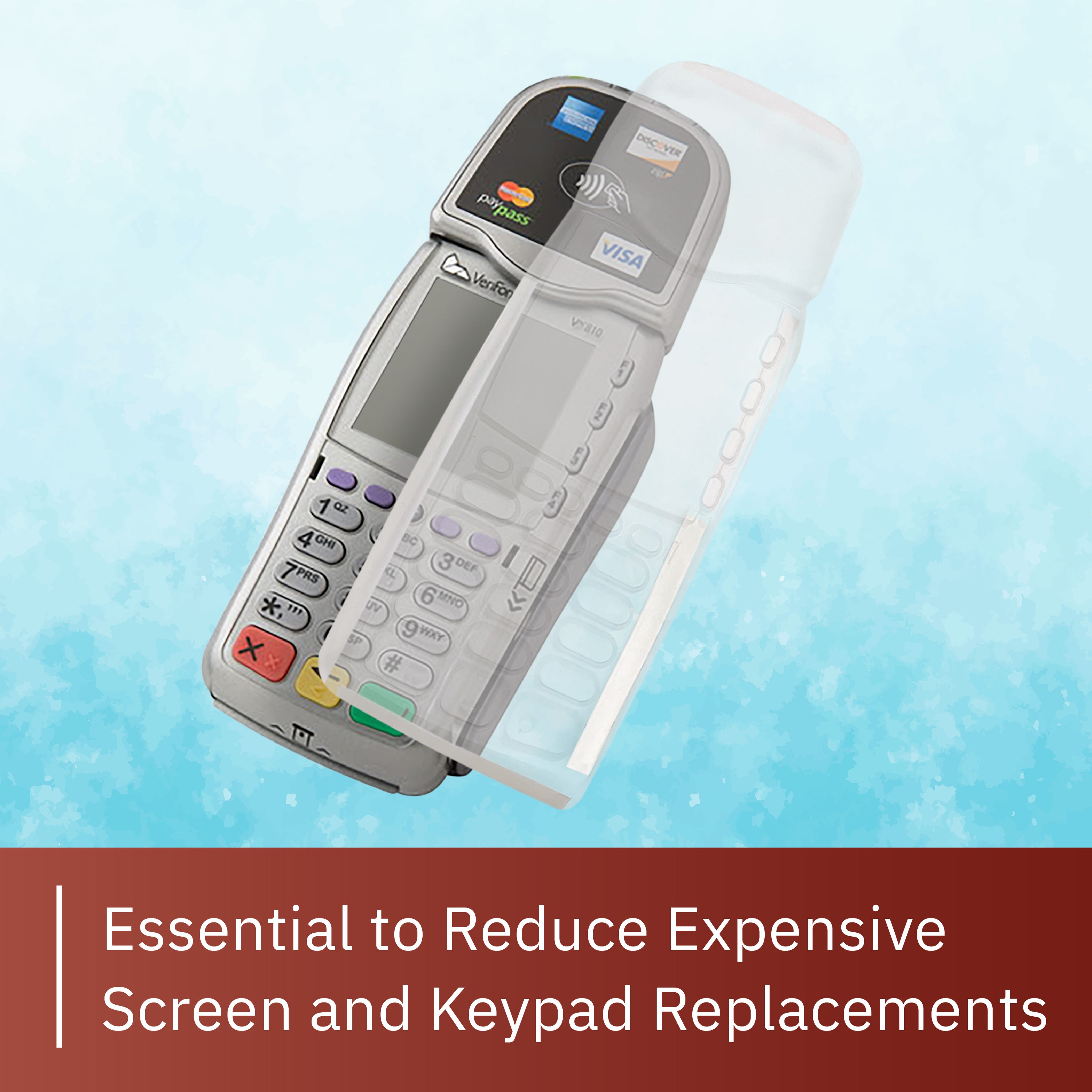 Verifone Vx810 w/NFC Full Device Protective Cover - DCCSUPPLY.COM