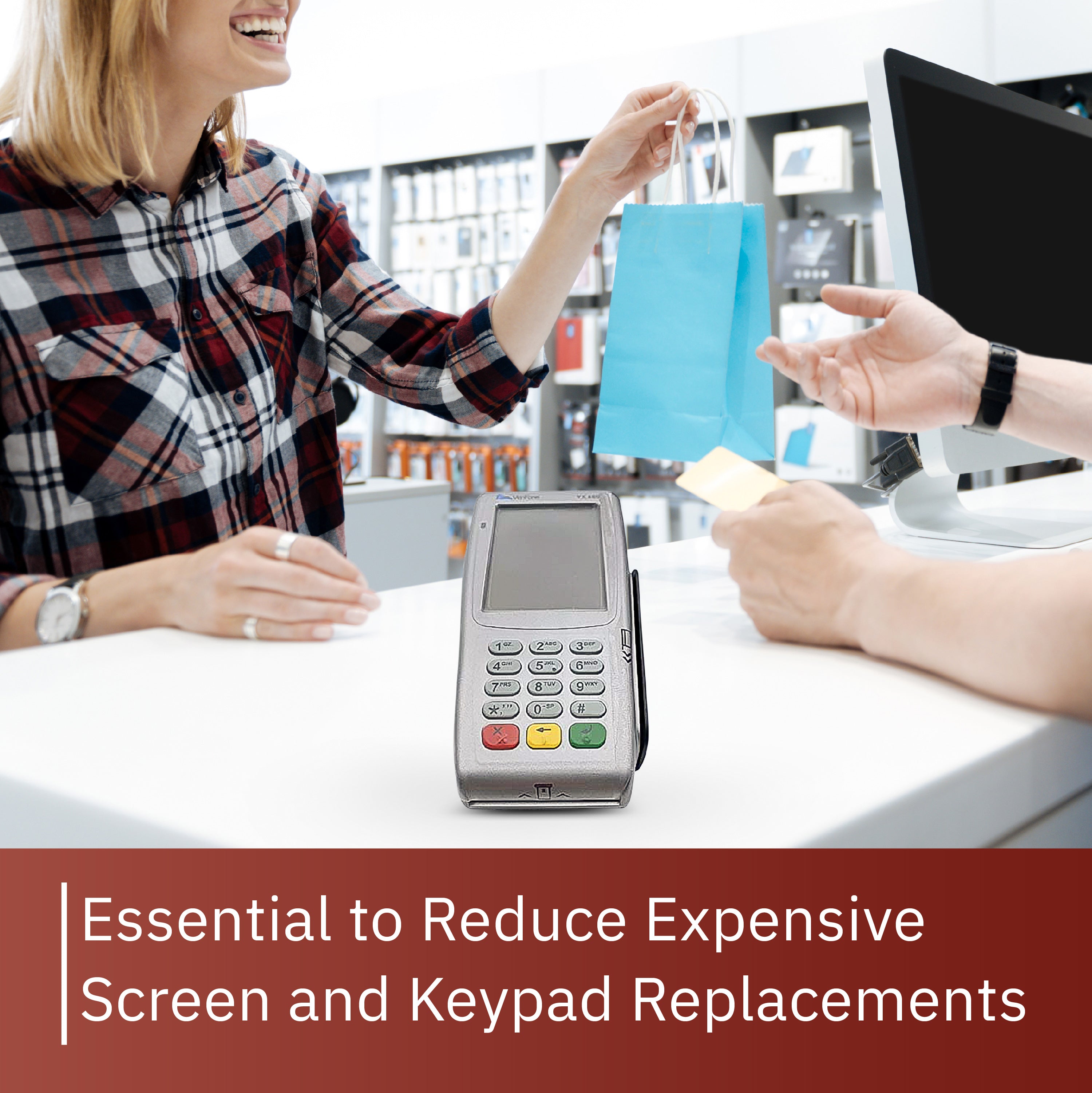 Verifone Vx680 Full Device Protective Cover - DCCSUPPLY.COM