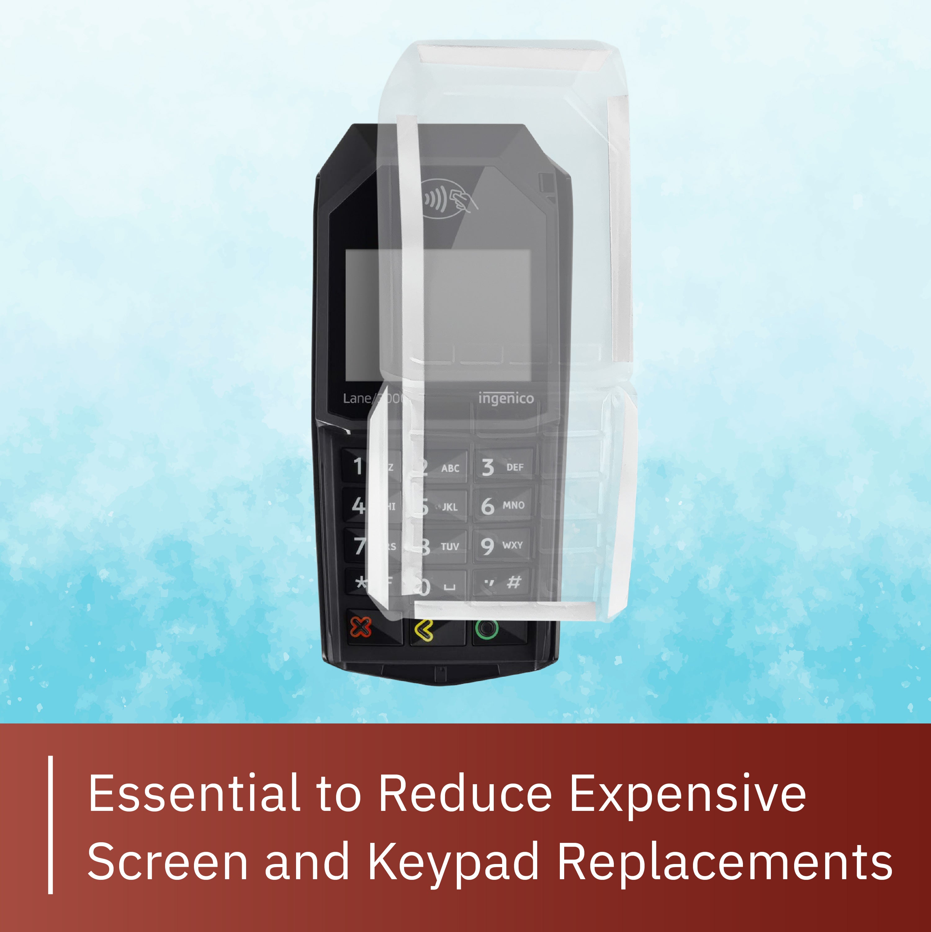 Ingenico Lane/3000 Protective Cover - DCCSUPPLY.COM