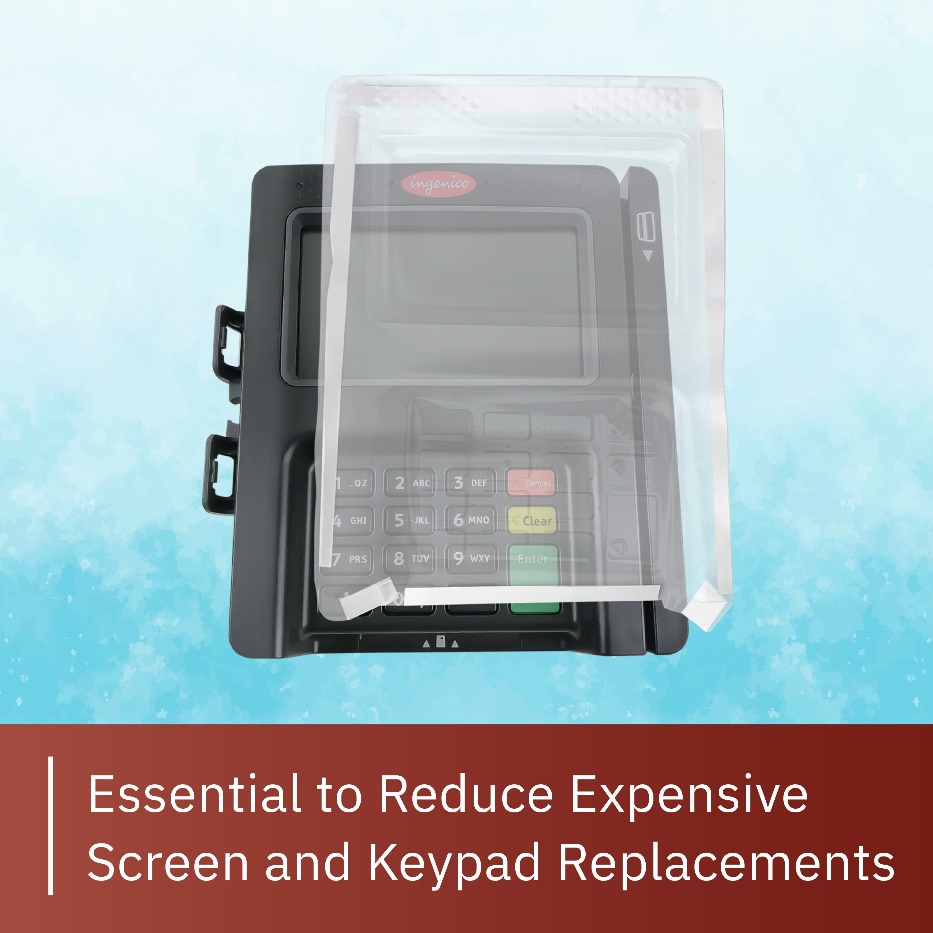 Ingenico ISC 250 and ISC Touch 250 Full Device Protective Cover - DCCSUPPLY.COM