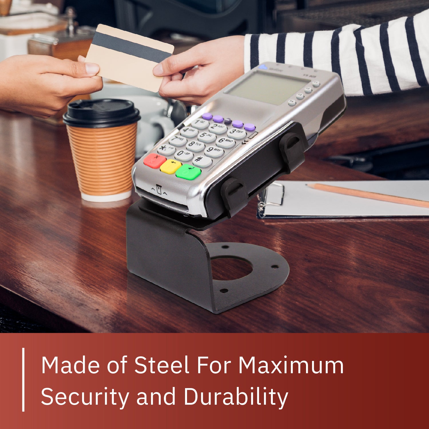 Verifone Vx805 Fixed Metal Stand - DCCSUPPLY.COM