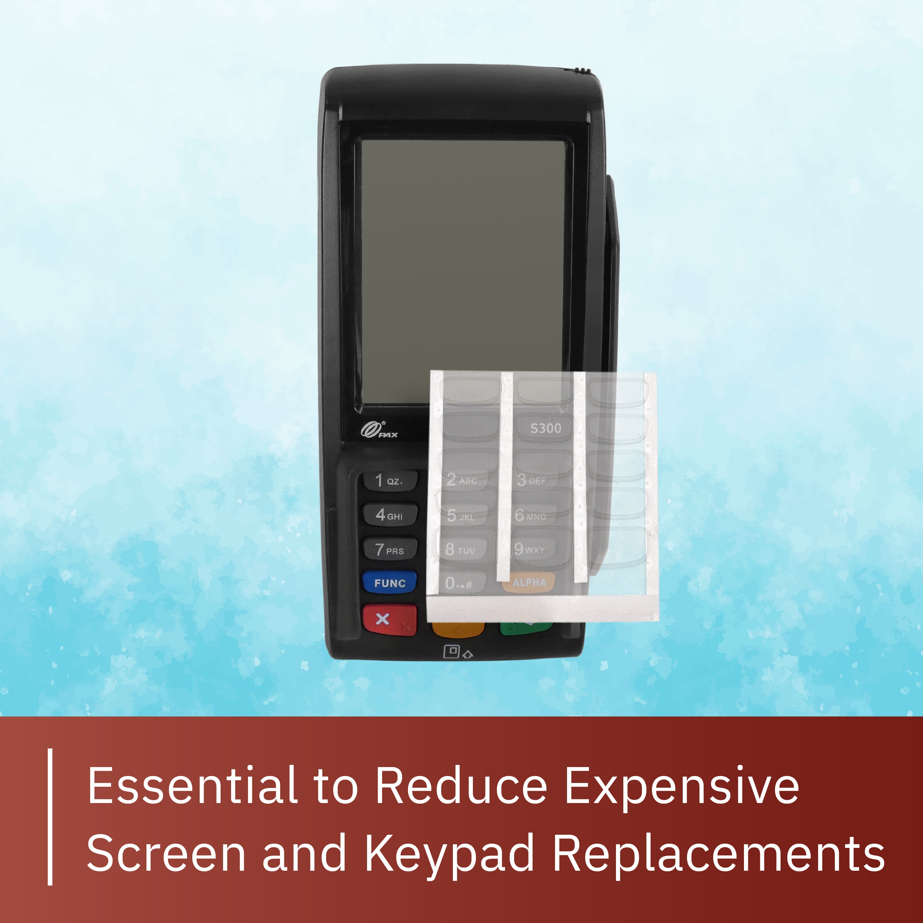 PAX S300 Terminal Keypad Protective Cover - DCCSUPPLY.COM