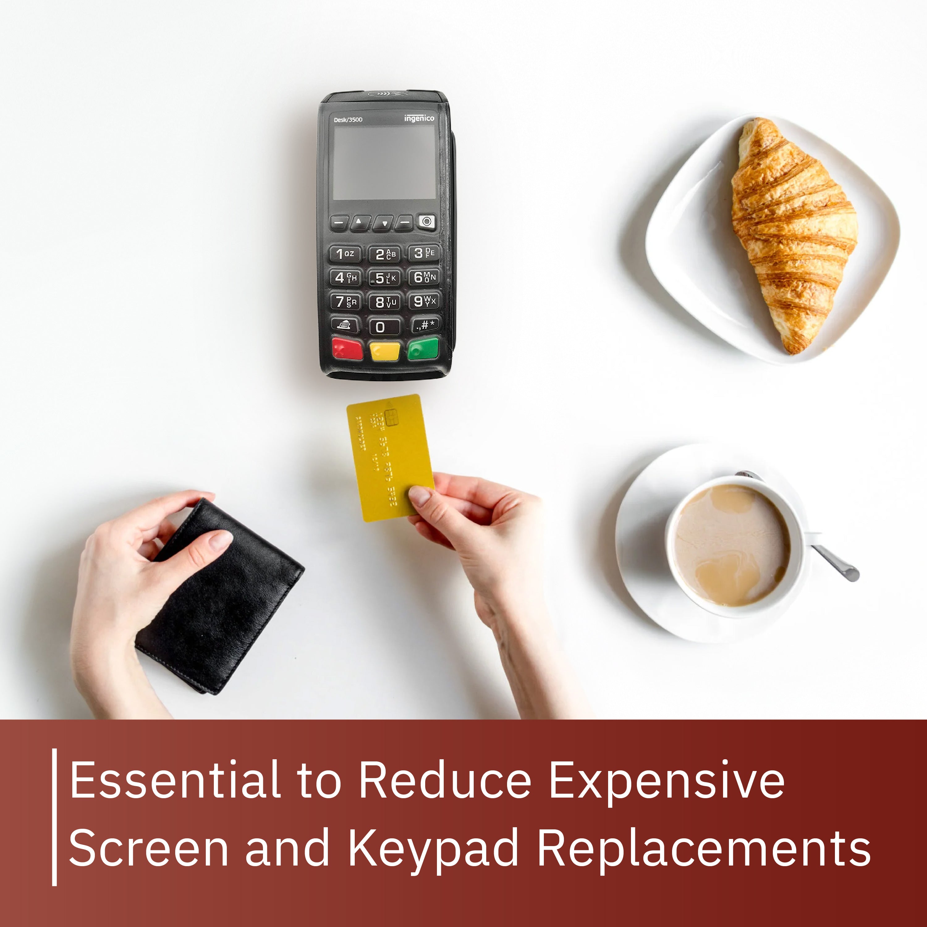 Ingenico Desk/3500 Full Device Protective Cover - DCCSUPPLY.COM