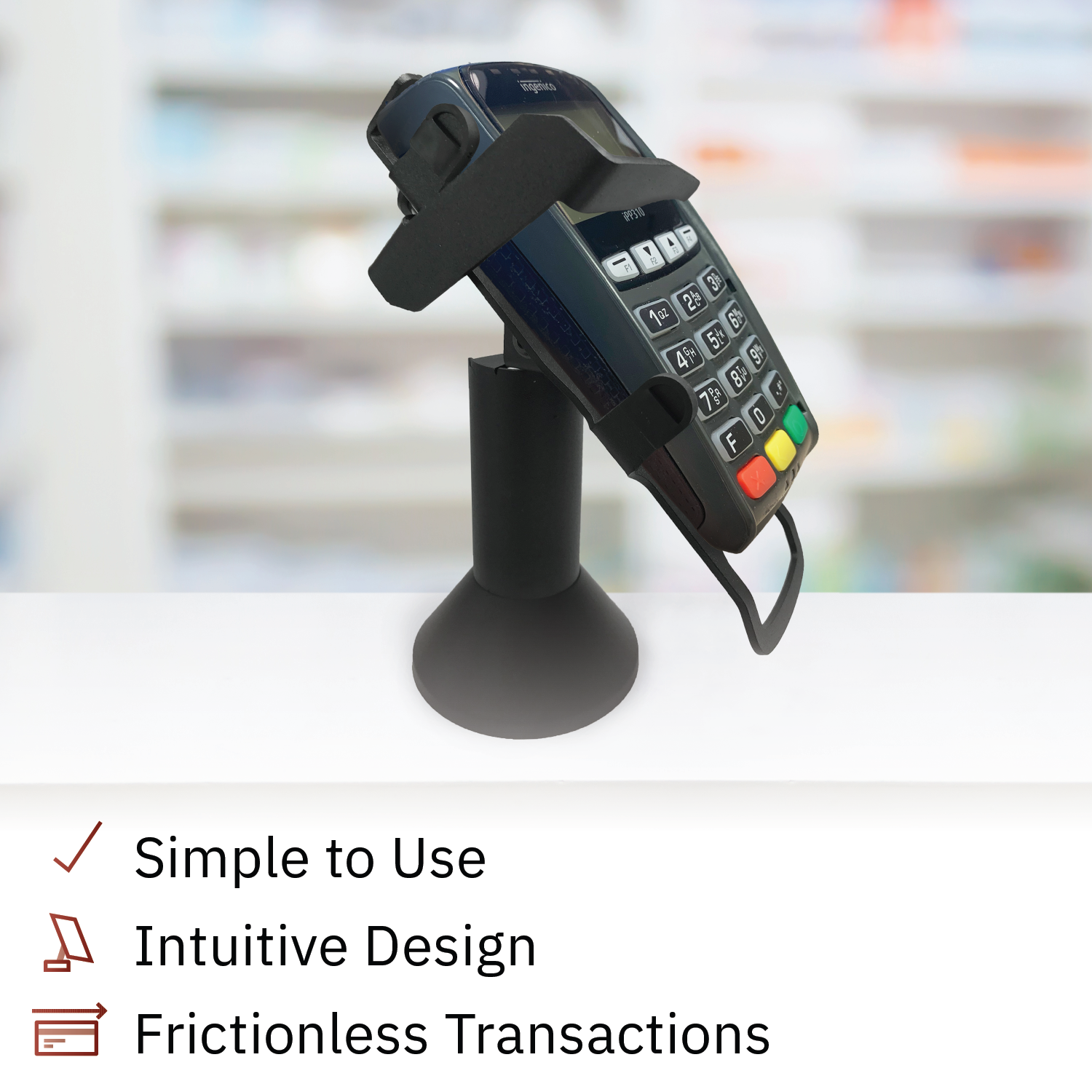 Ingenico IPP 310/315/320/350 Key Locking Stand - DCCSUPPLY.COM