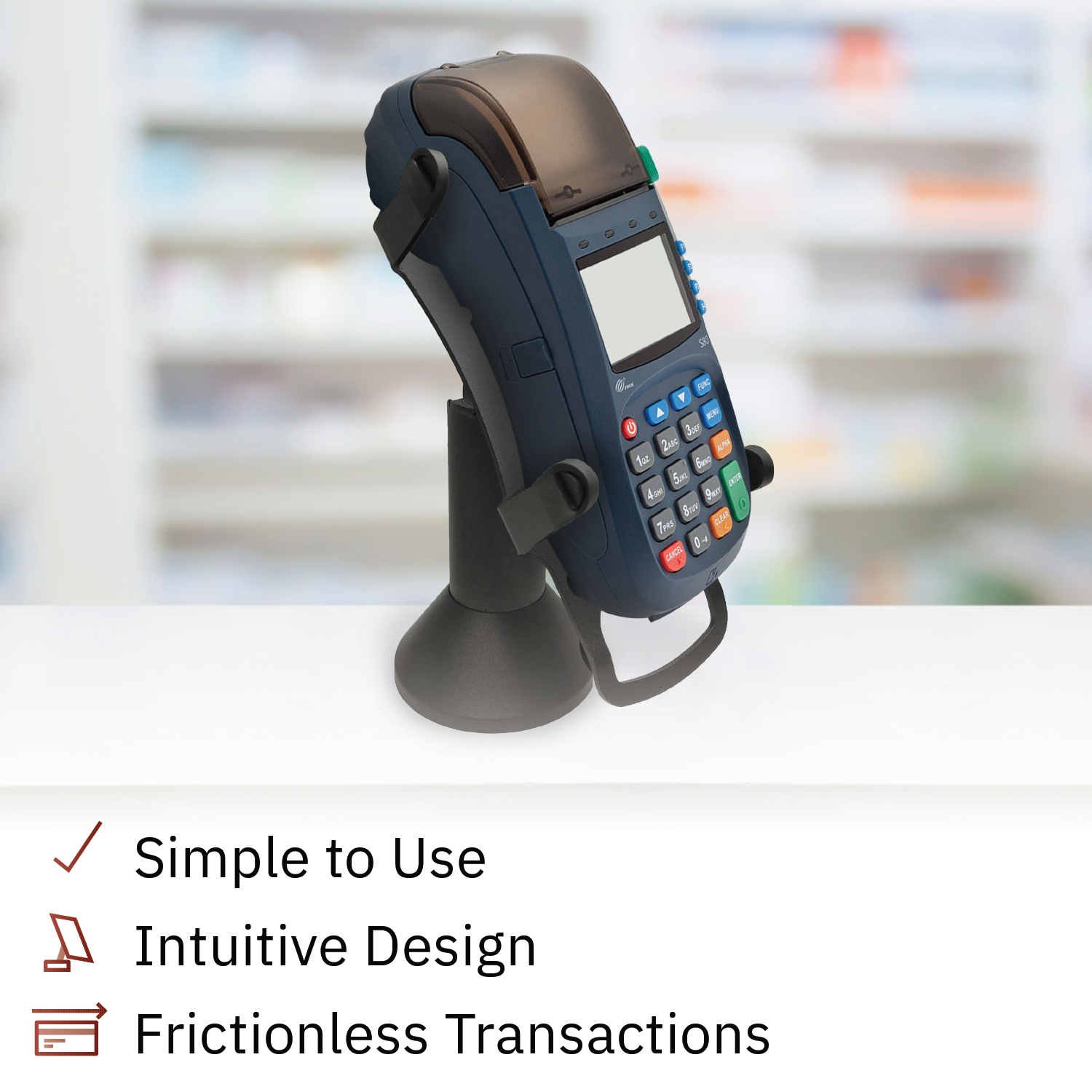 Pax S80 Swivel Terminal Stand - DCCSUPPLY.COM