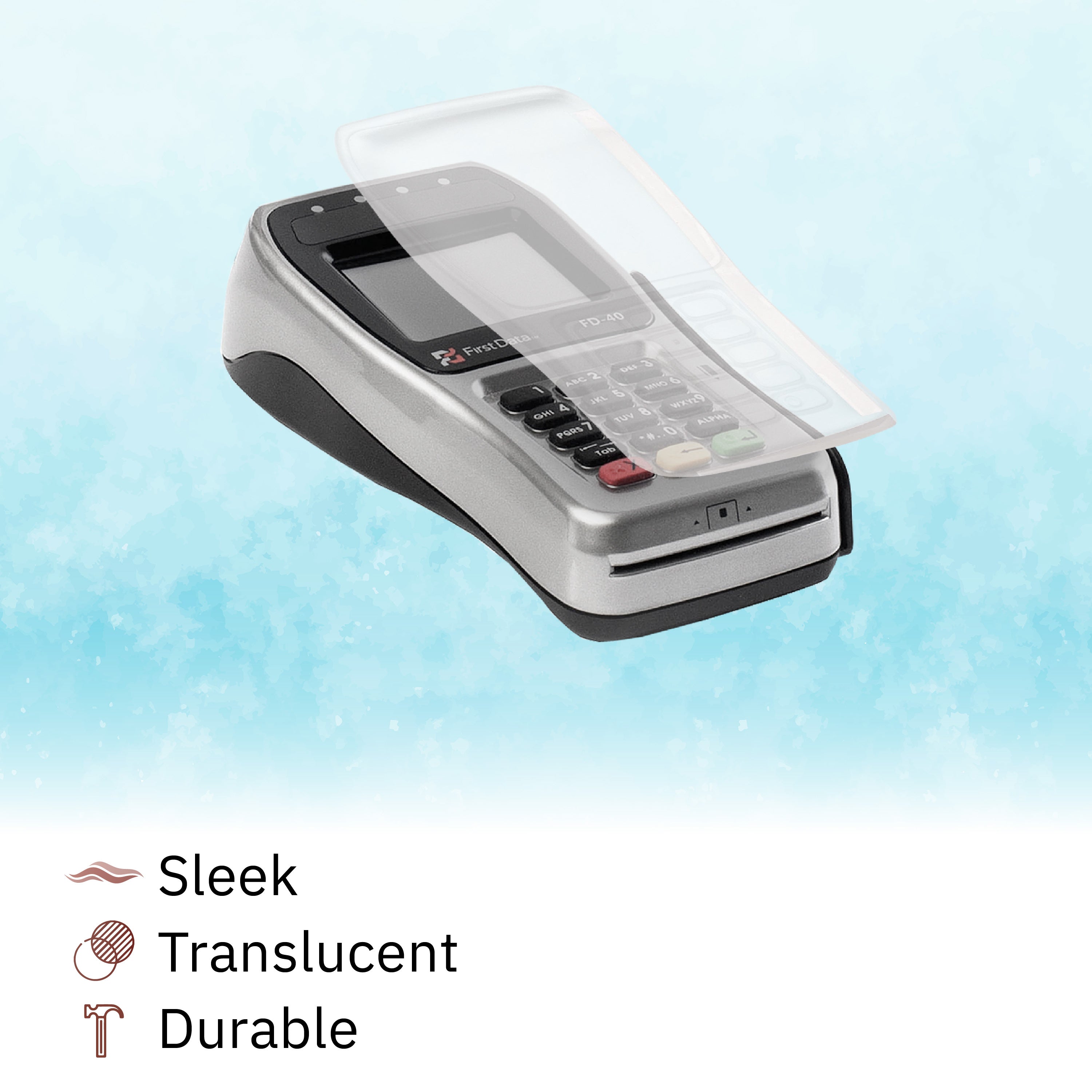 First Data FD40 Full Device Protective Cover - DCCSUPPLY.COM