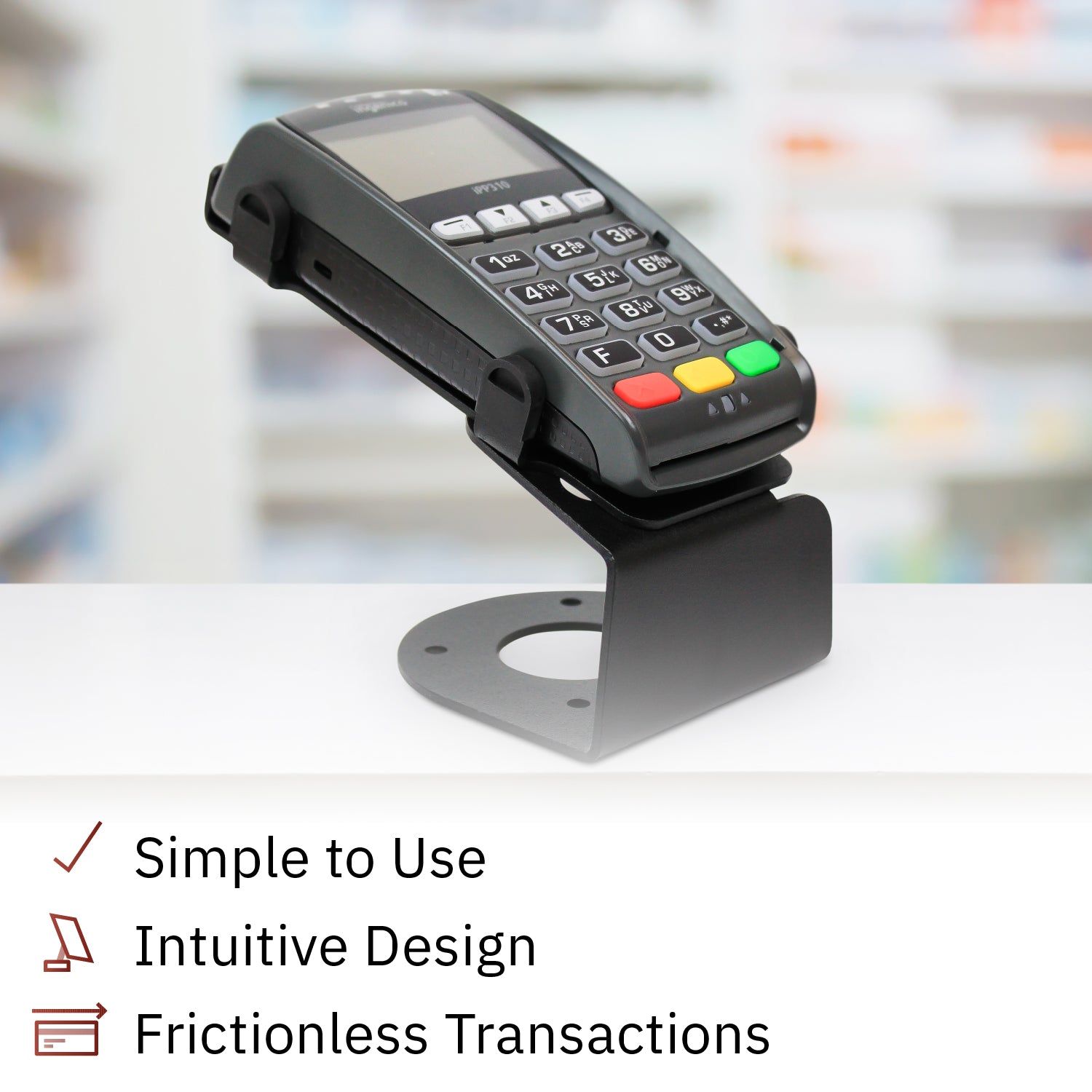 Ingenico IPP 310/315/320/350 Fixed Metal Stand - DCCSUPPLY.COM