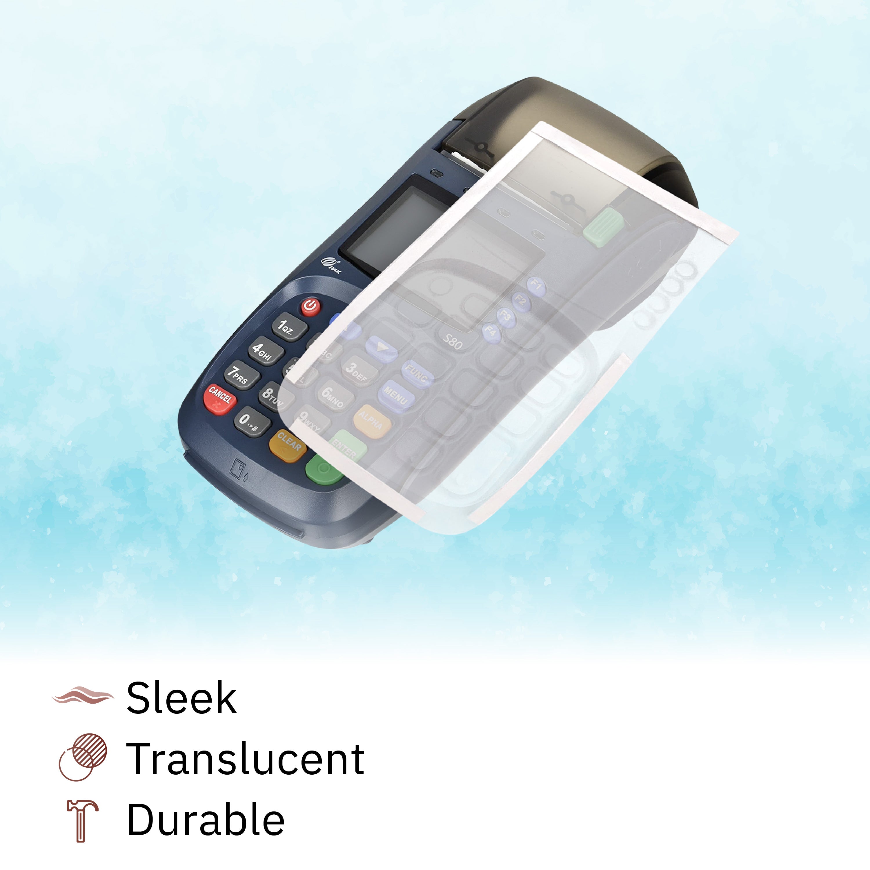 PAX S80 Terminal Full Device Protective Cover - DCCSUPPLY.COM