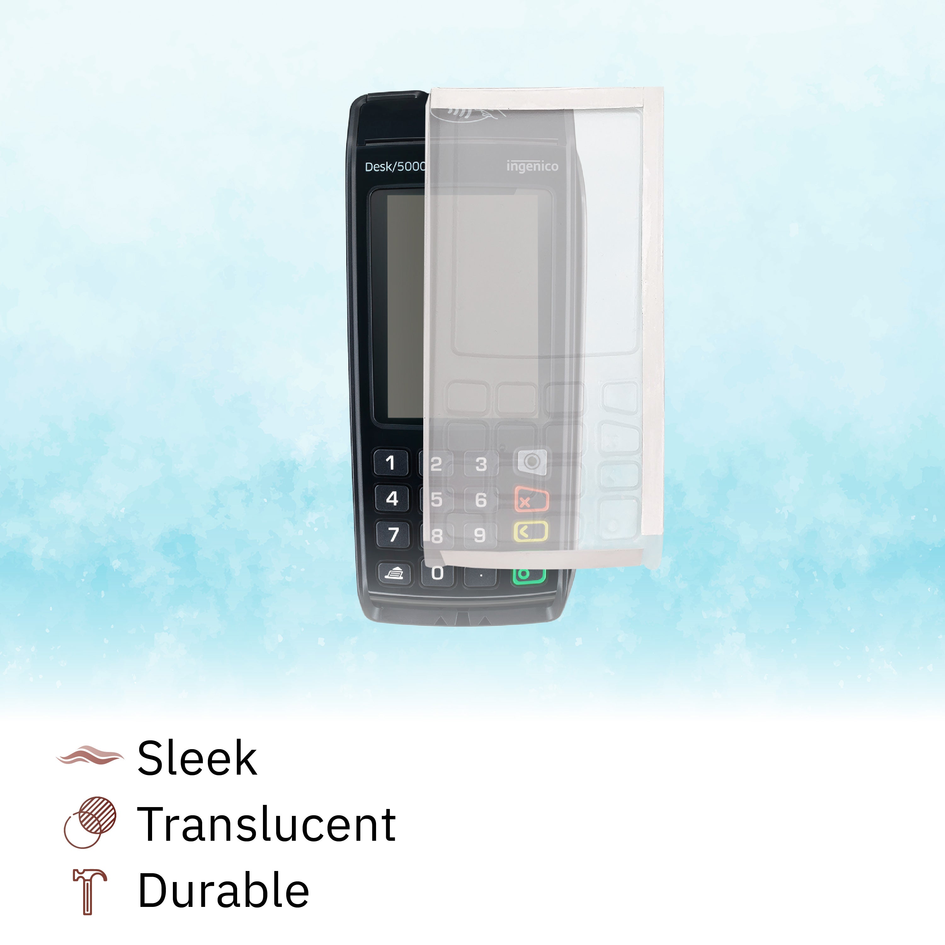 Ingenico Desk/5000 Full Device Protective Cover - DCCSUPPLY.COM