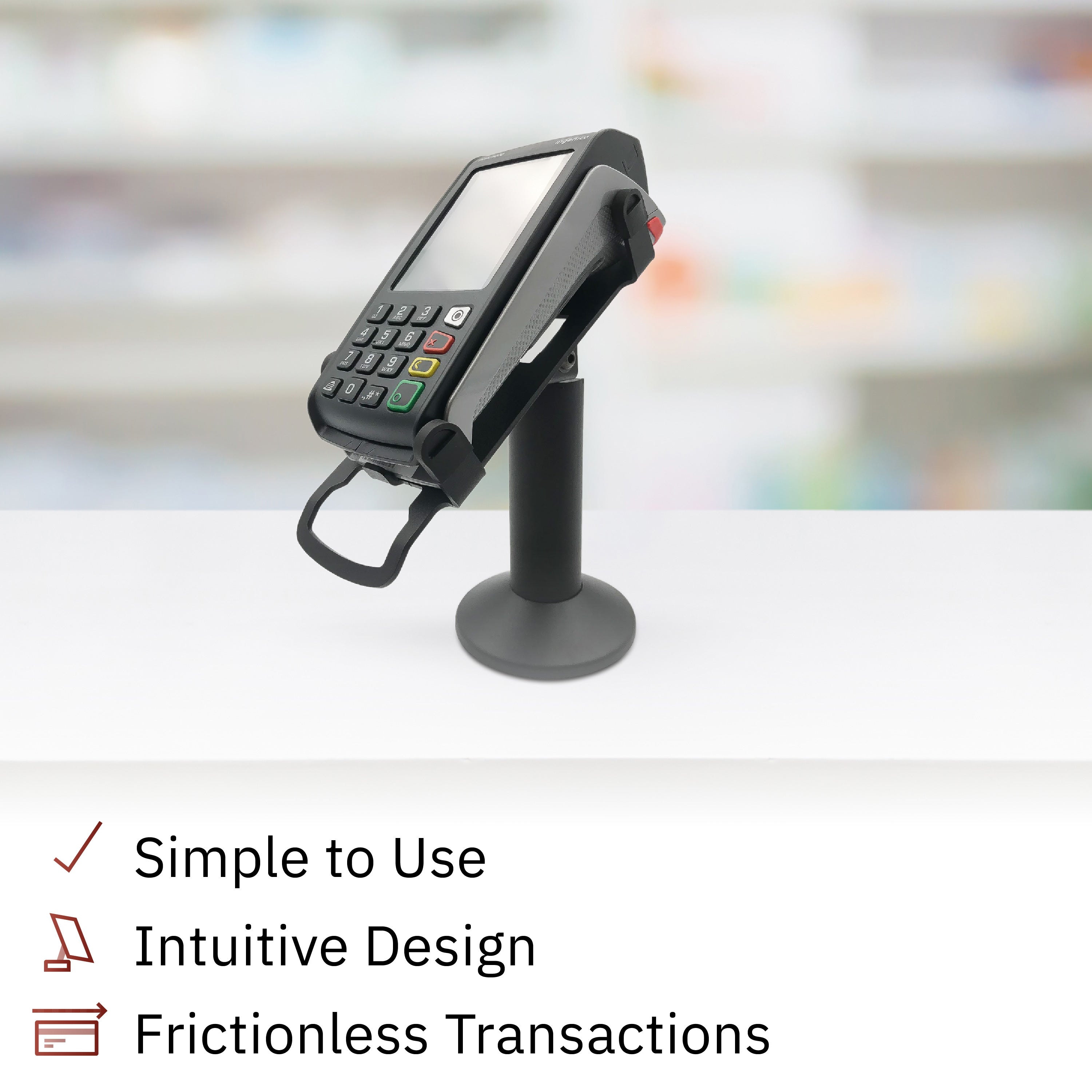 Ingenico Desk 3500/ 5000 Countertop Swivel and Tilt Stand