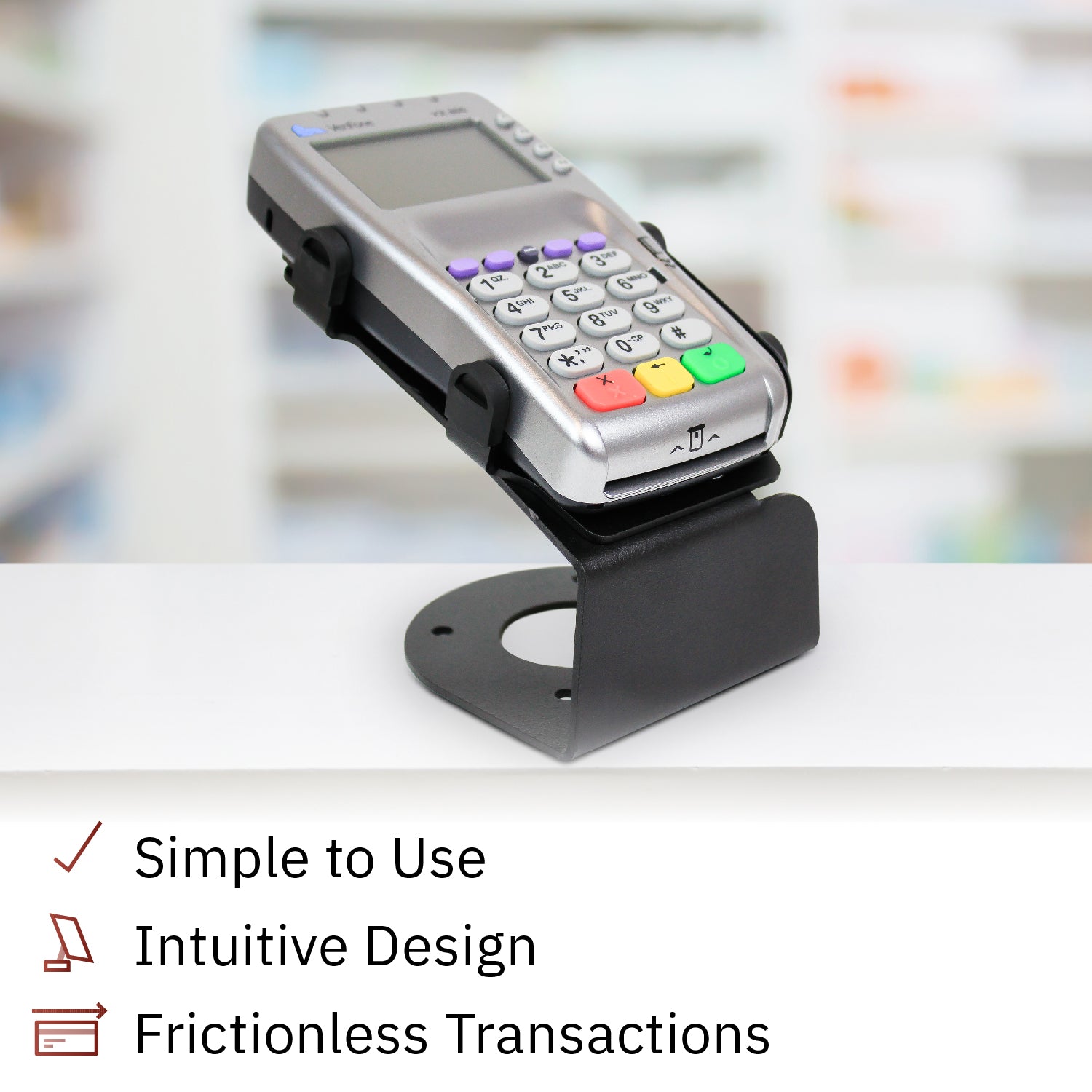 Verifone Vx805 Fixed Metal Stand - DCCSUPPLY.COM