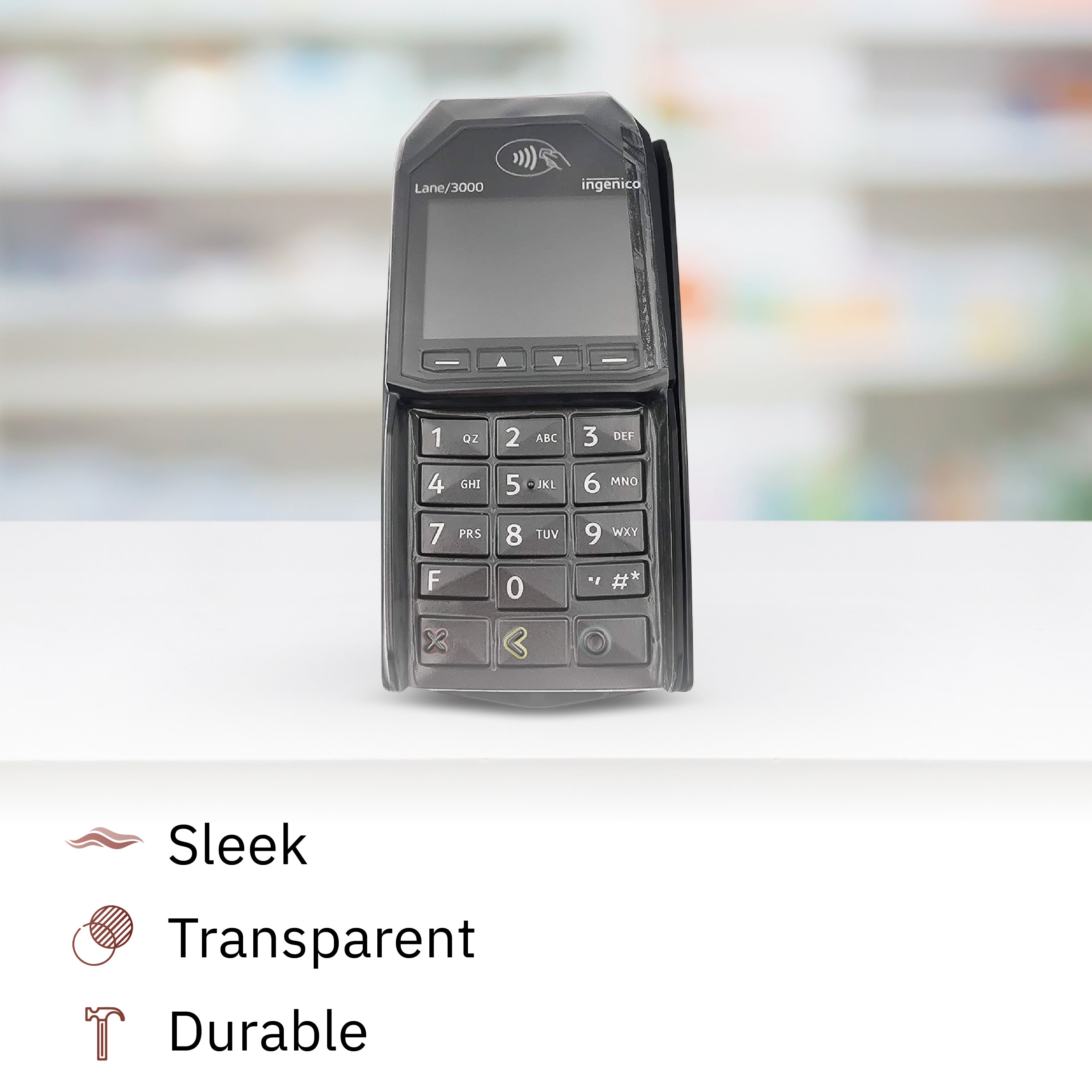 Ingenico Lane/3000 Protective Cover - DCCSUPPLY.COM