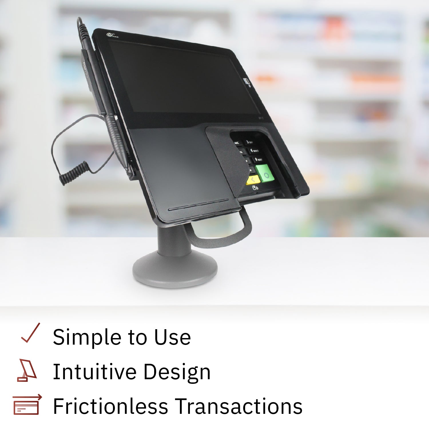 PAX Px7 Swivel and Tilt Metal Stand - DCCSUPPLY.COM