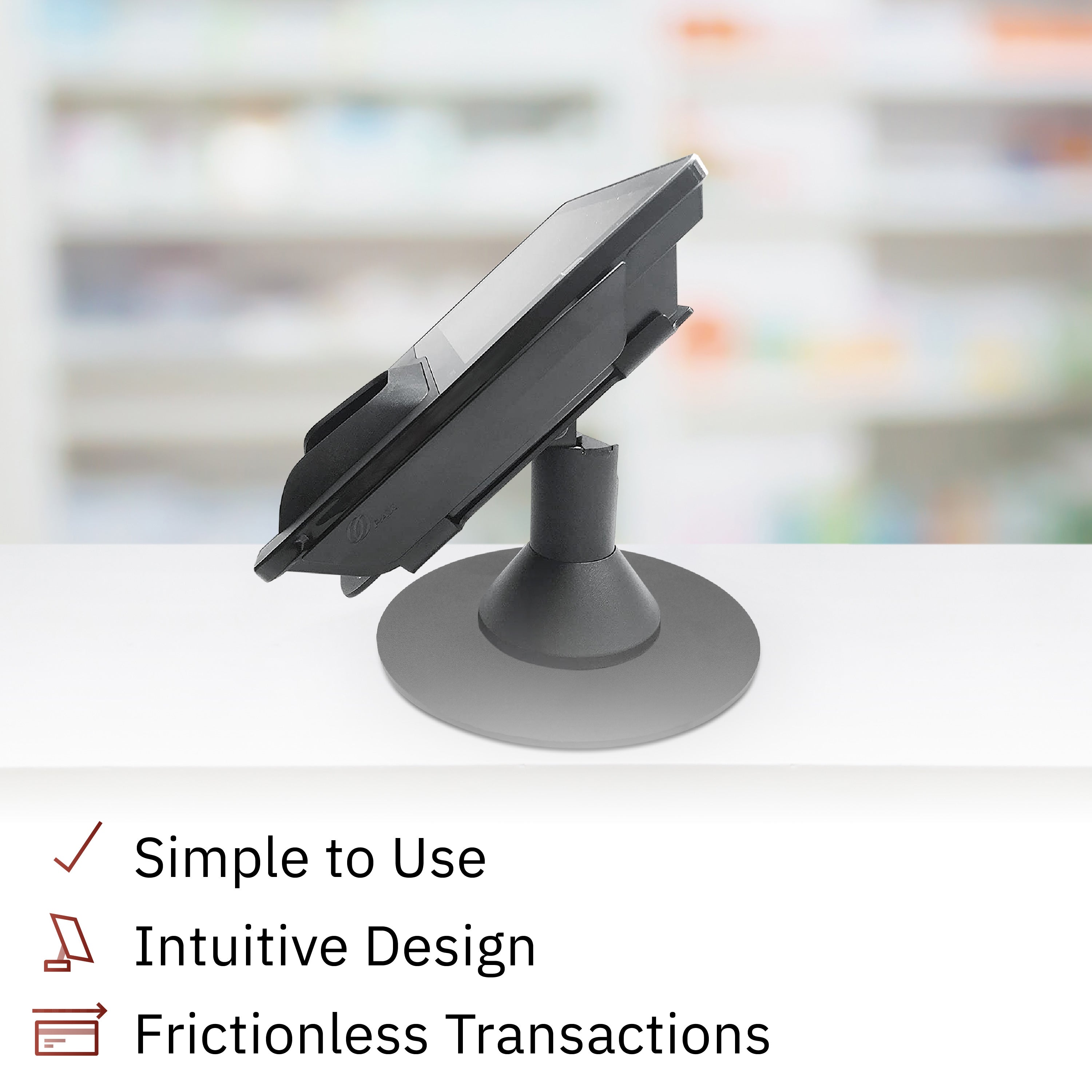 PAX Px7 Low Profile Freestanding Stand with Round Plate - DCCSUPPLY.COM