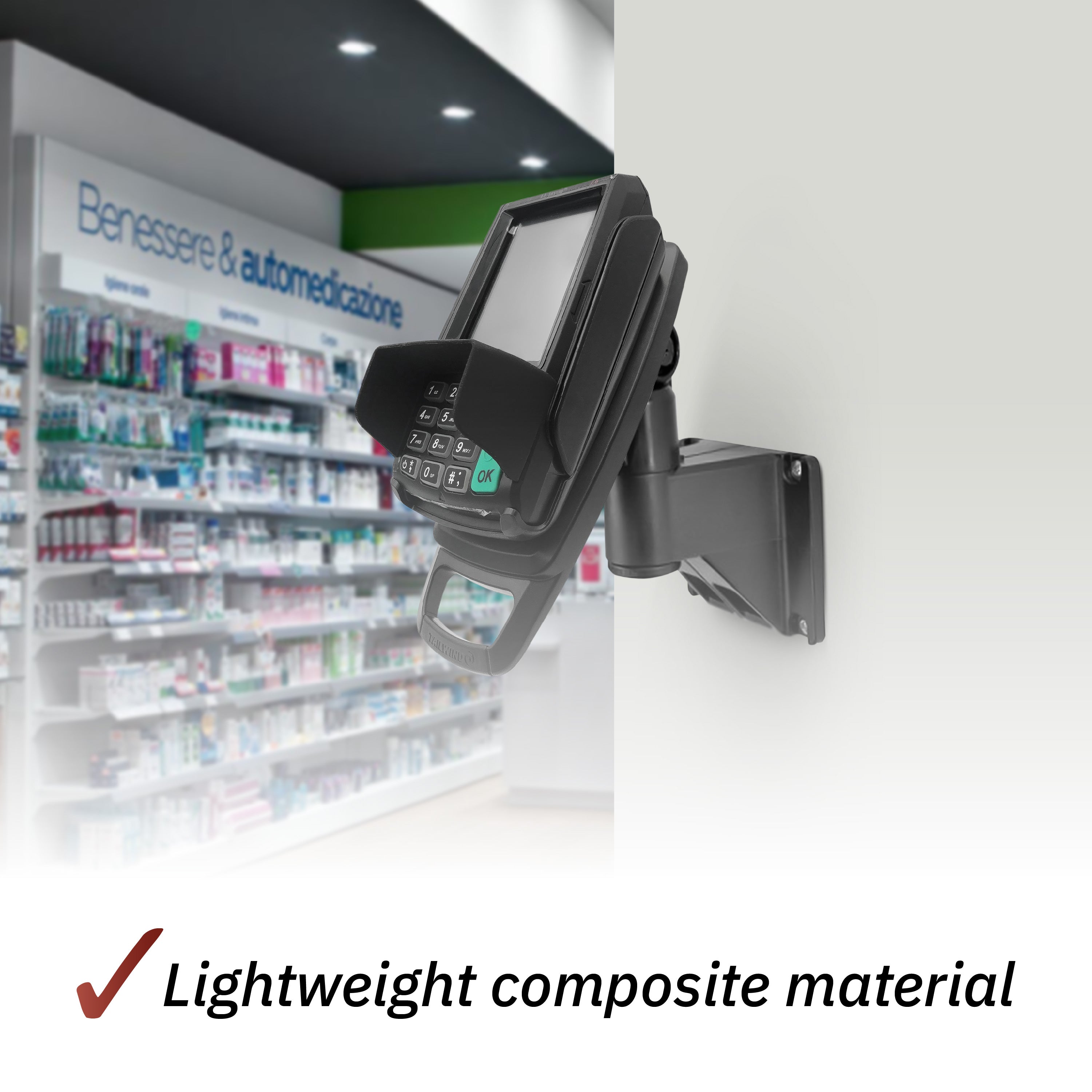 Dejavoo Z6 7" Wall Mount Terminal Stand - DCCSUPPLY.COM