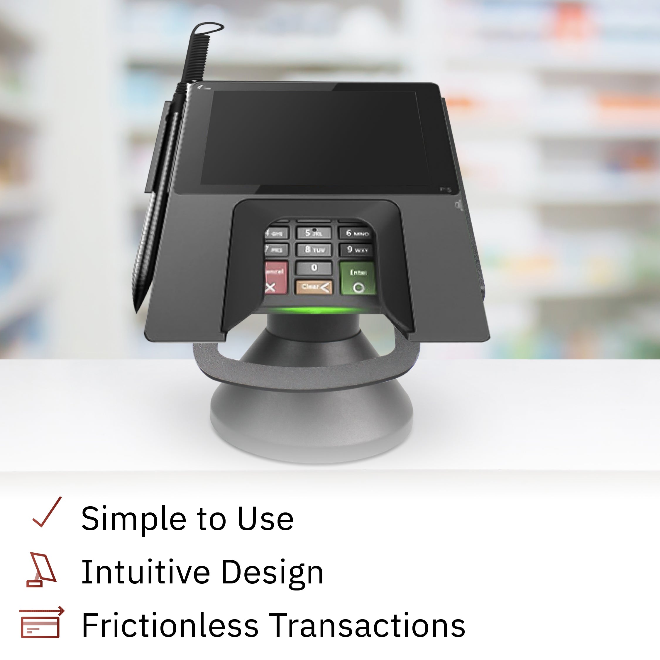 PAX Px5 Low Profile Swivel and Tilt Metal Stand - DCCSUPPLY.COM