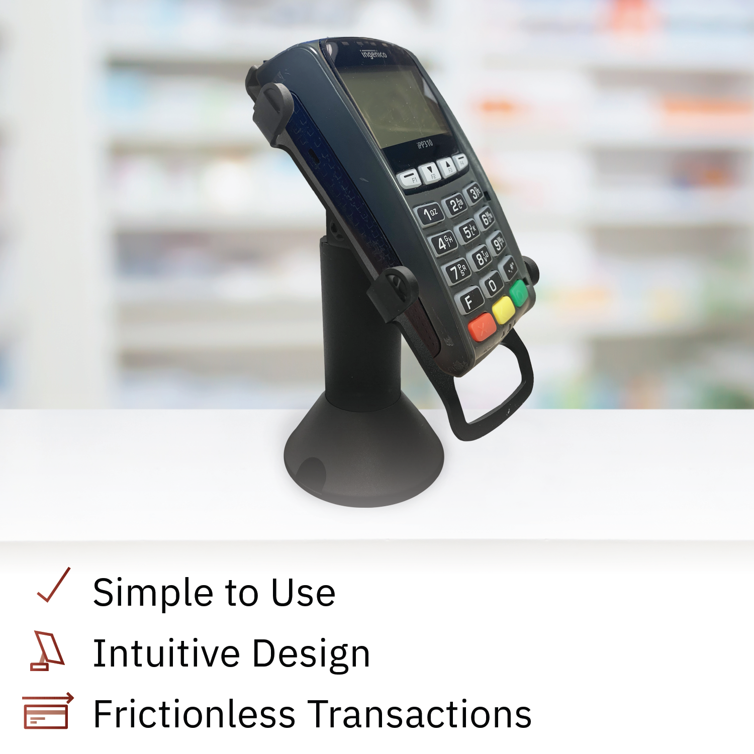 Ingenico IPP 310/315/320/350 Swivel and Tilt Metal Stand - DCCSUPPLY.COM