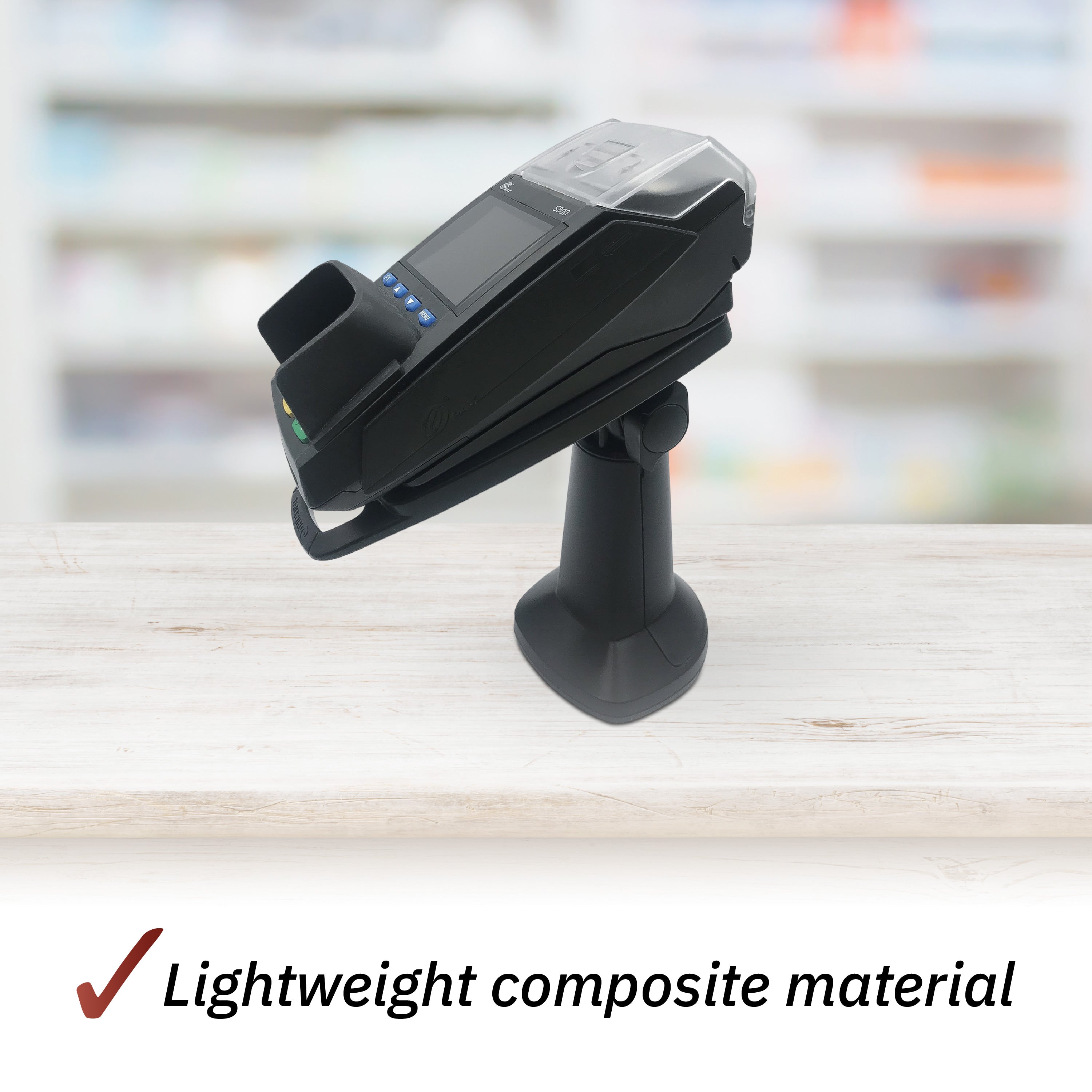 PAX S800 7" Pole Mount Terminal Stand - DCCSUPPLY.COM