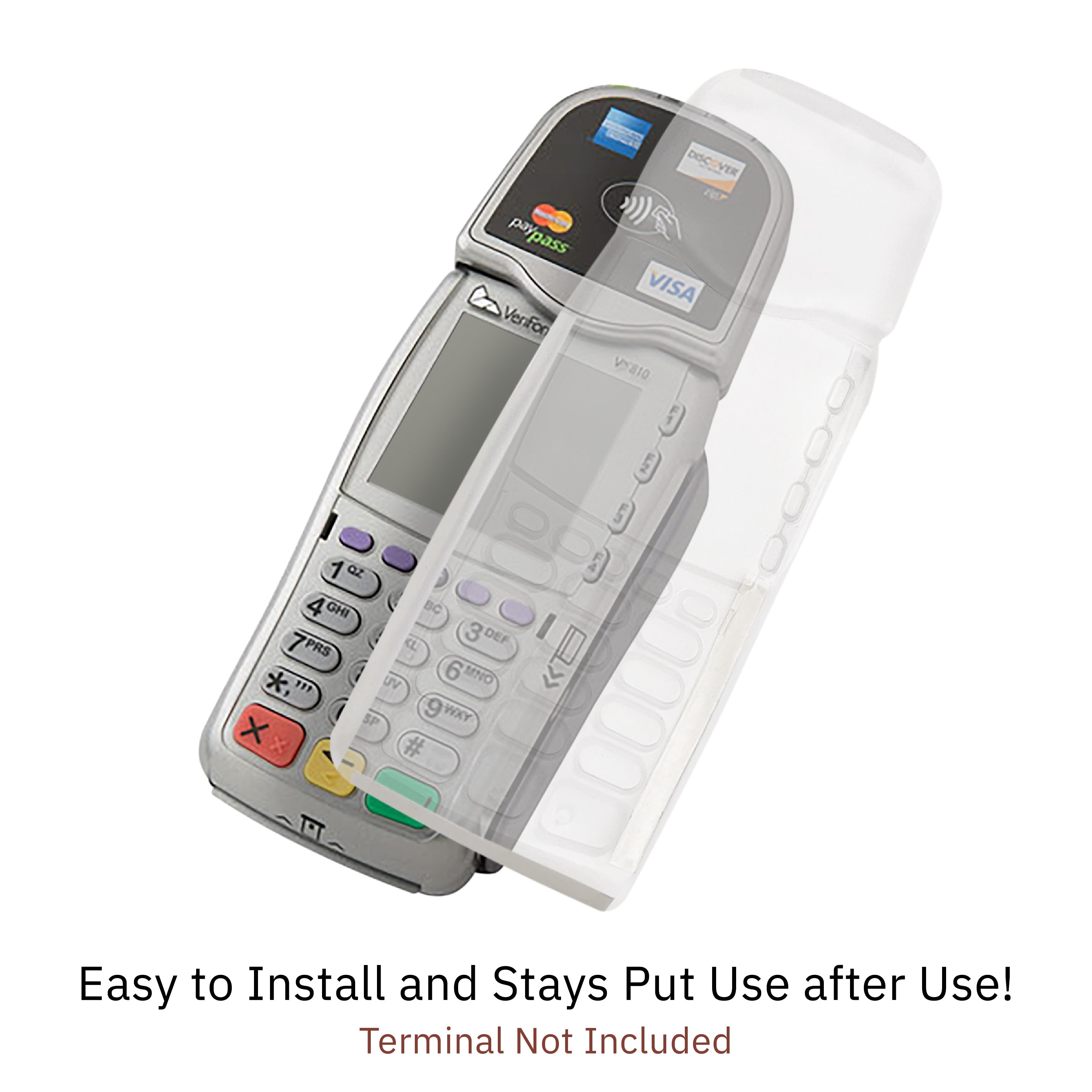 Verifone Vx810 w/NFC Full Device Protective Cover - DCCSUPPLY.COM