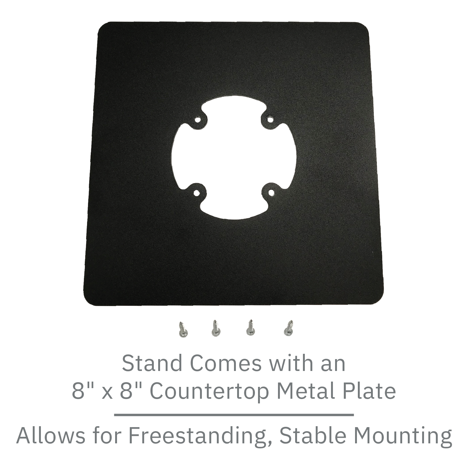 First Data FD35 / FD40 Freestanding Black Swivel and Tilt Metal Stand - DCCSUPPLY.COM