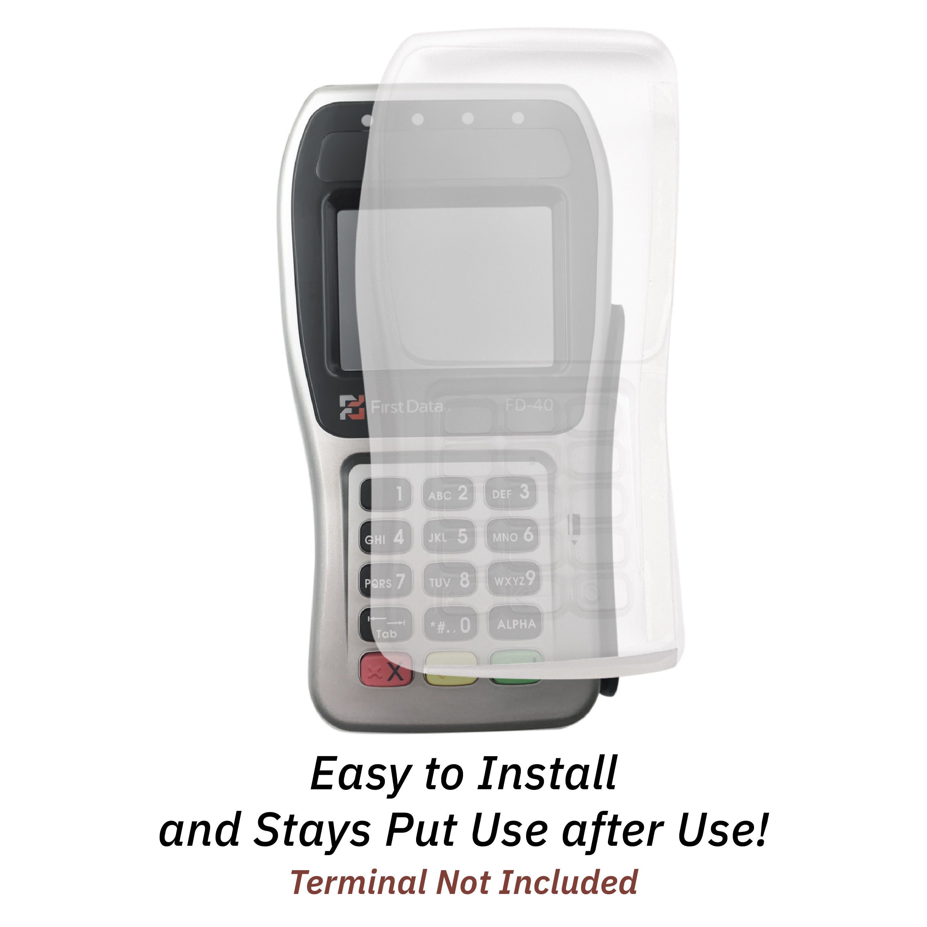 First Data FD40 Full Device Protective Cover - DCCSUPPLY.COM