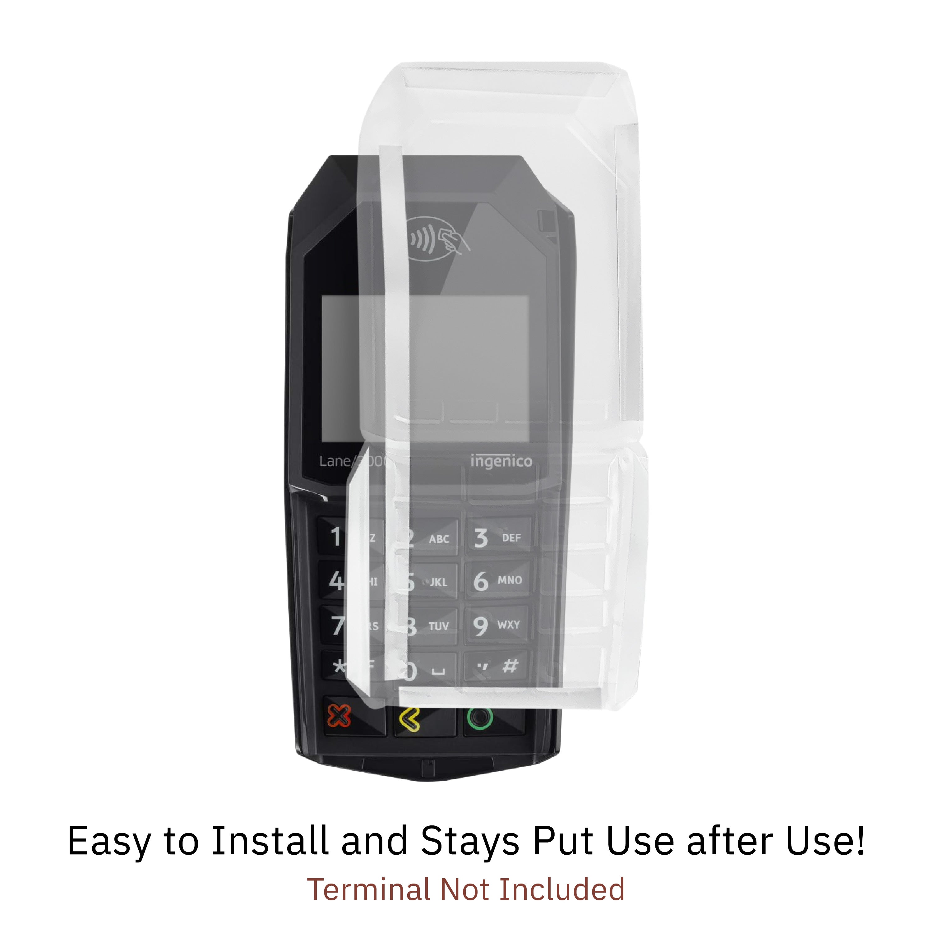 Ingenico Lane/3000 Protective Cover - DCCSUPPLY.COM